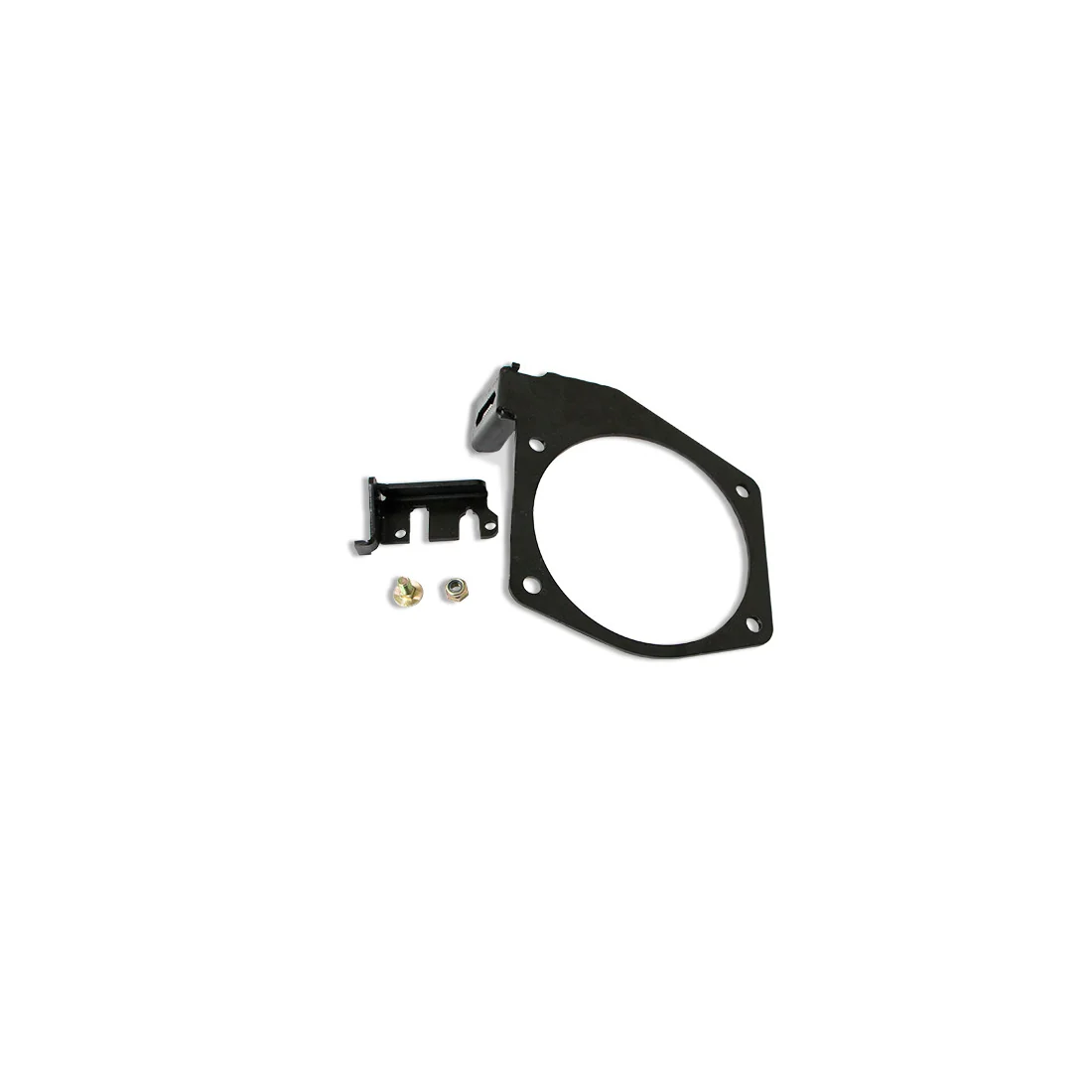 105mm 4-Bolt LS Throttle Cable Bracket - Black