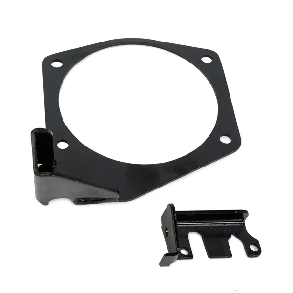 105mm 4-Bolt LS Throttle Cable Bracket - Black - Image 3