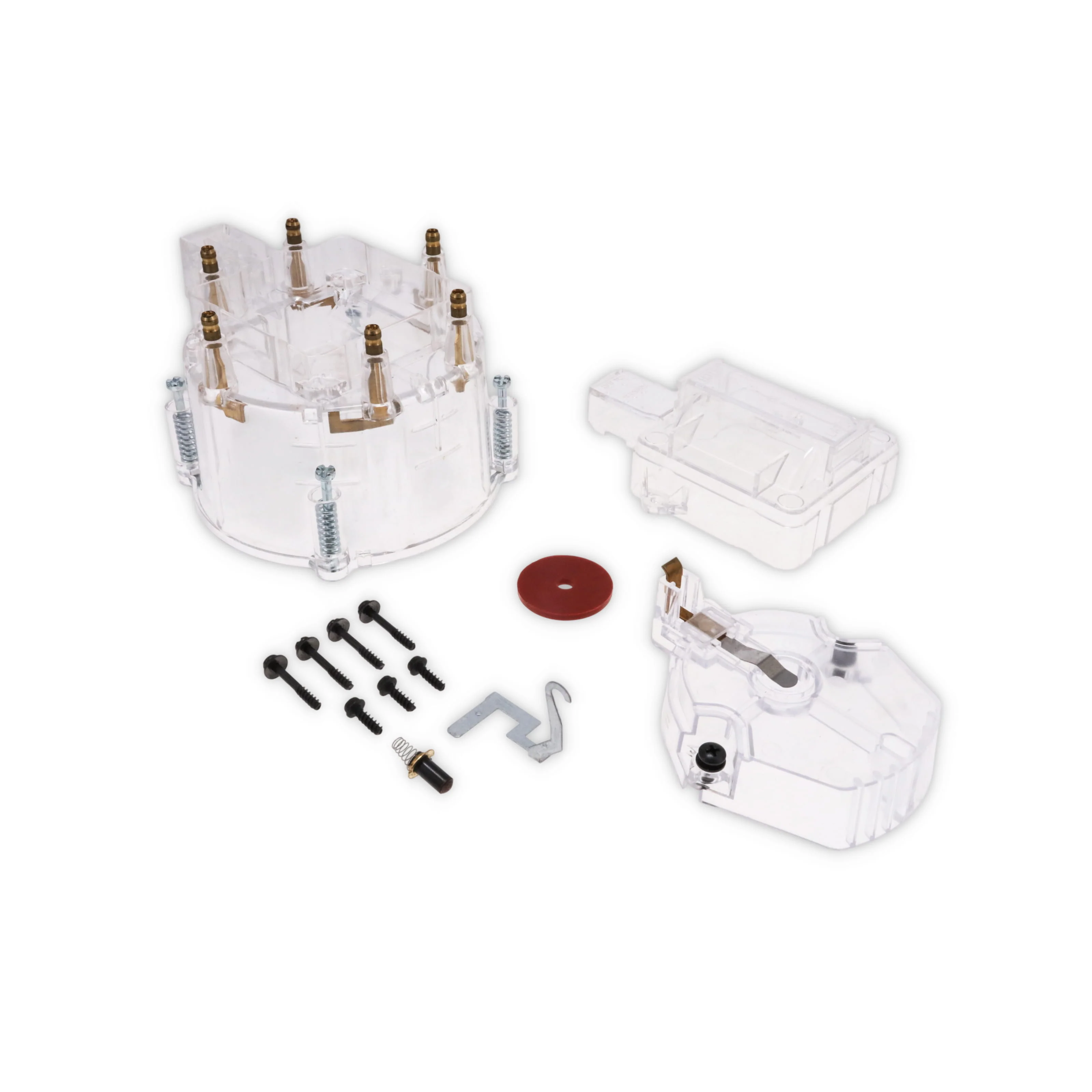 6-Cylinder HEI Cap & Rotor Kit - Clear