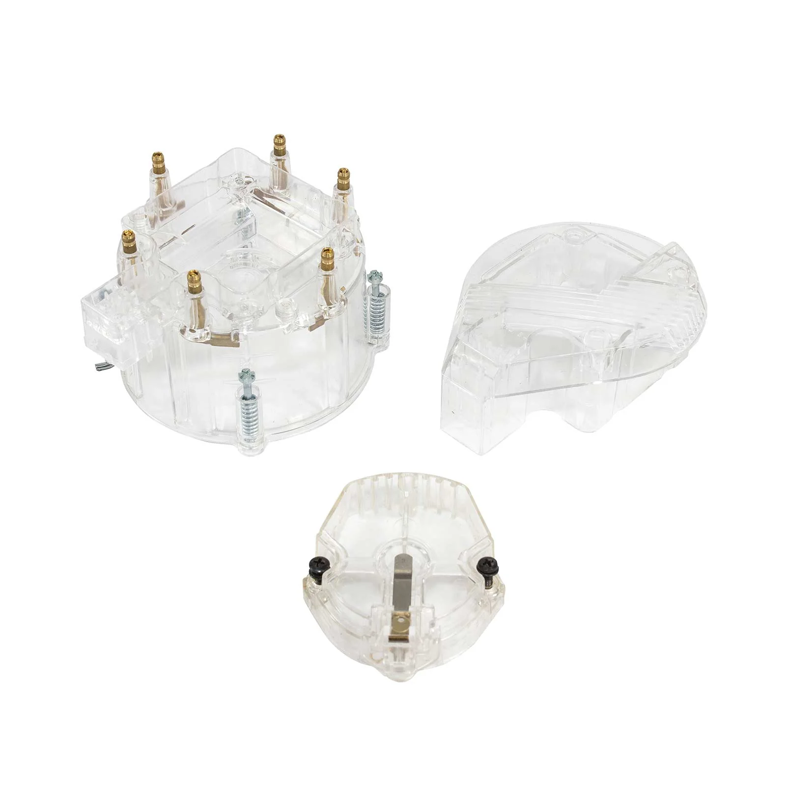6-Cylinder HEI Super Cap & Rotor Kit - Clear