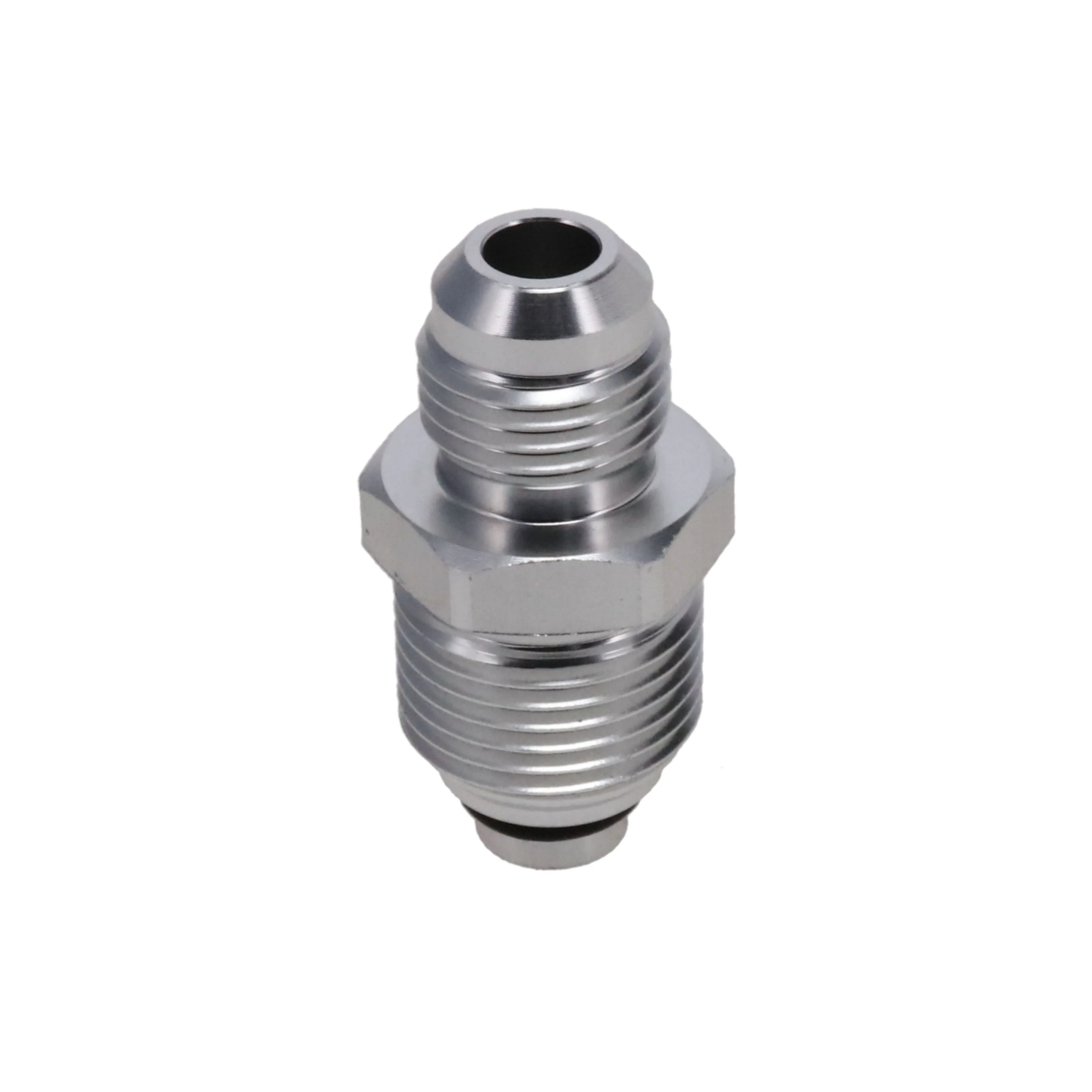 -6AN Male Flare to 11/16-18 Inverted Flare Power Steering Adapter Fitting