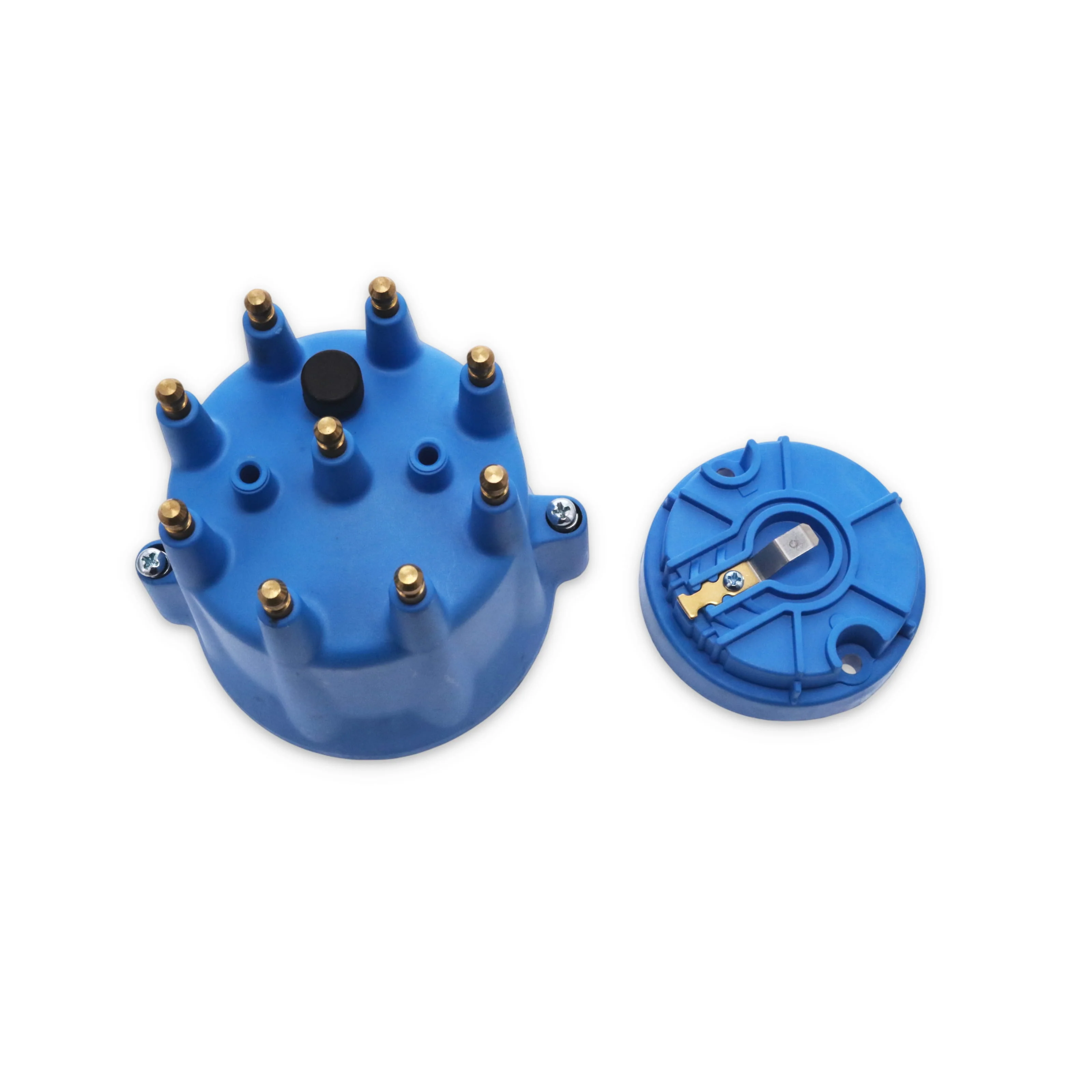 8-Cylinder Male Pro Series Distributor Cap & Rotor Kit - Blue - Image 2