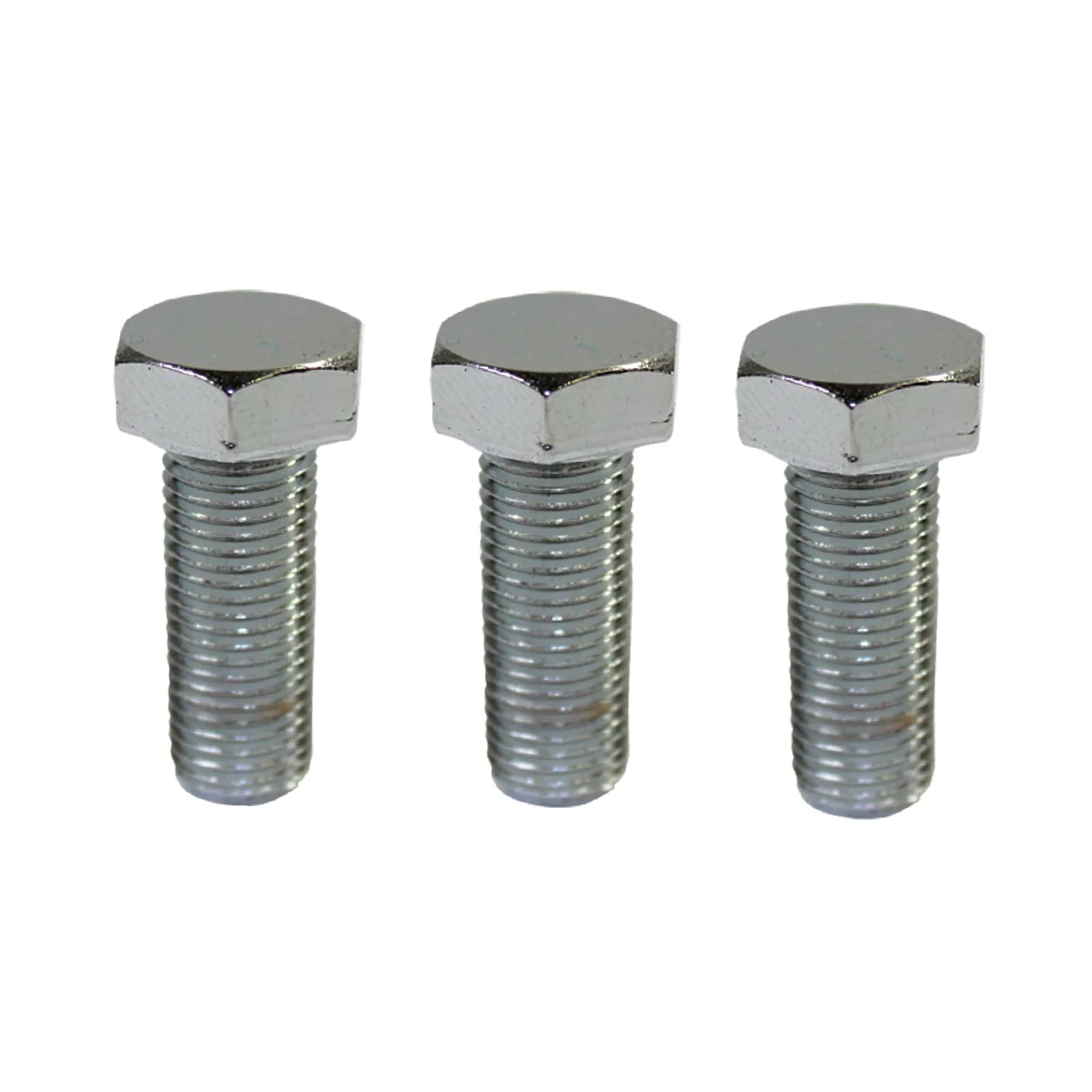 Chevy Small Block Chrome Steel Crankshaft Pulley Bolt Kit