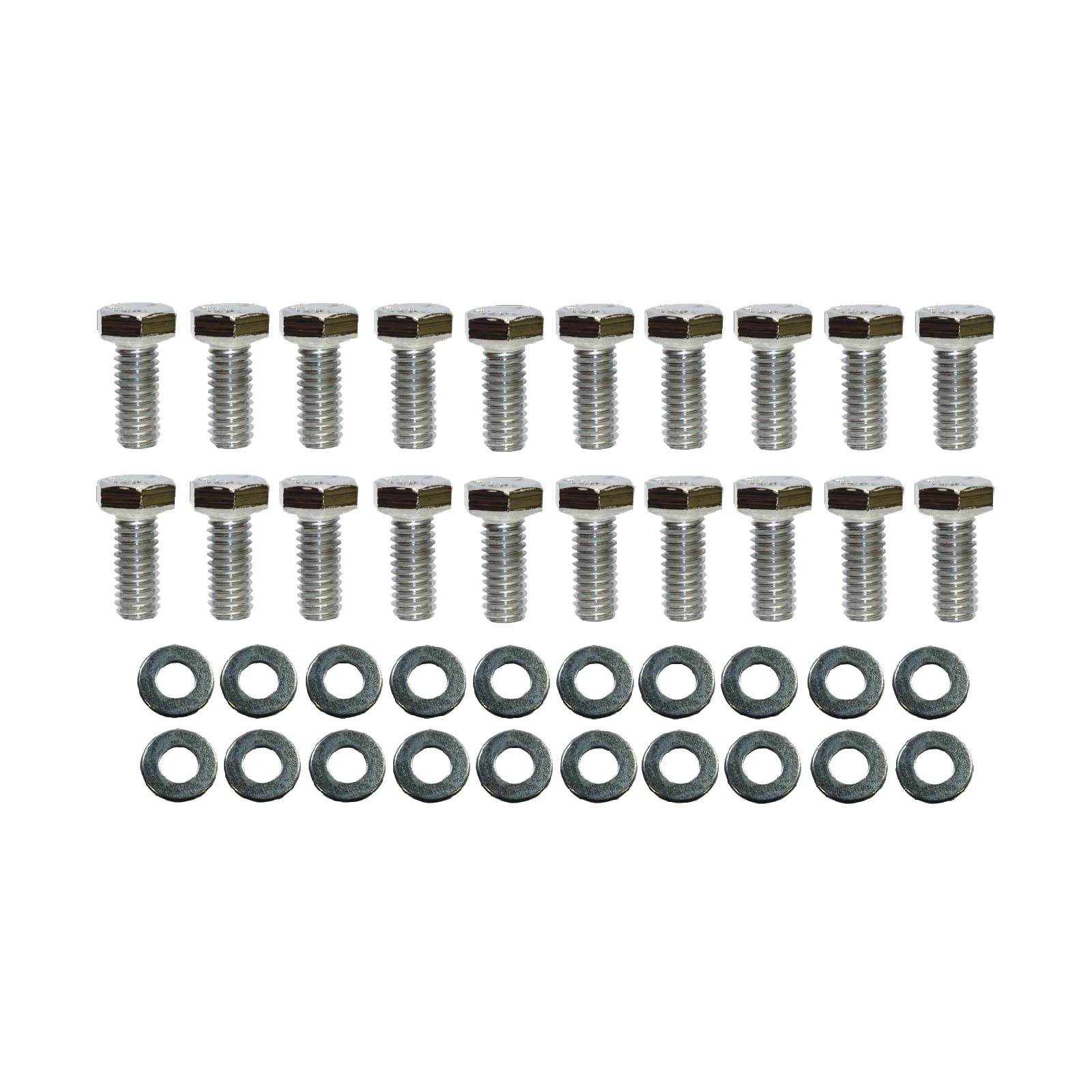 Ford Big Block FE / Buick V6 Chrome Steel Oil Pan Bolt Kit