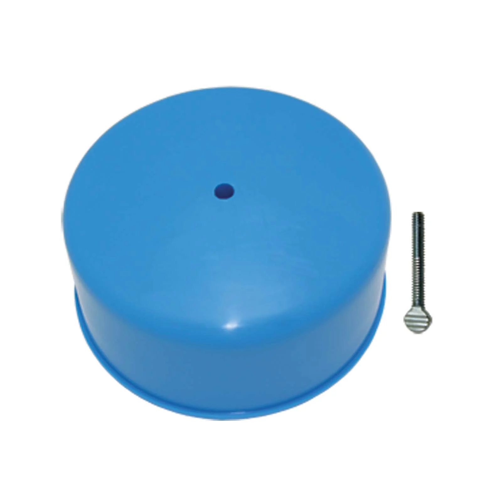 Blue Plastic Carburetor Dust Cover