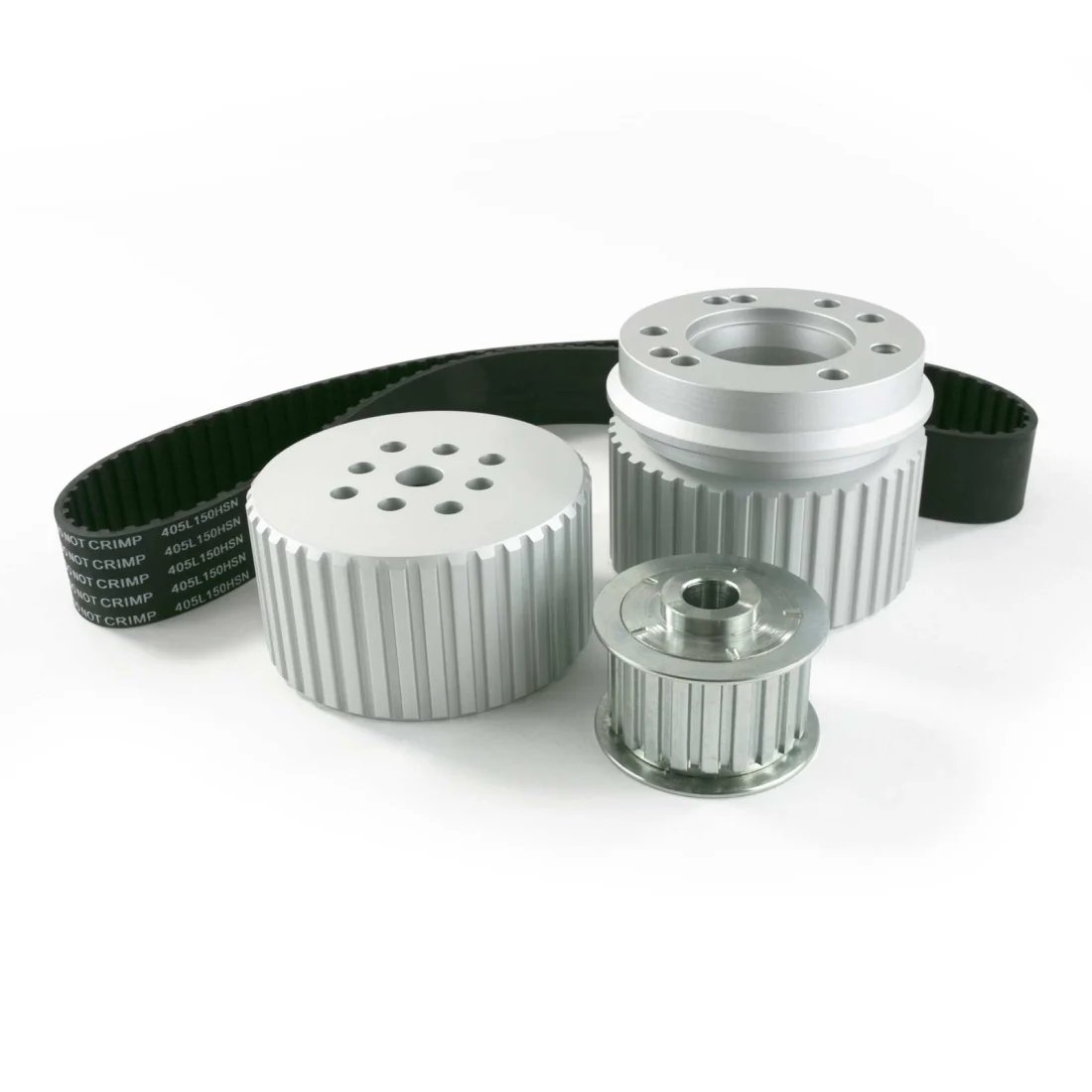Chevy Big Block (402-454) Gilmer Style Belt Pulley Kit - Satin