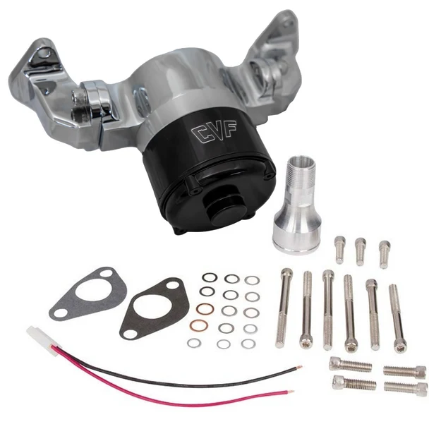 Chevy Big Block Electric Water Pump - 35 GPM - Chrome