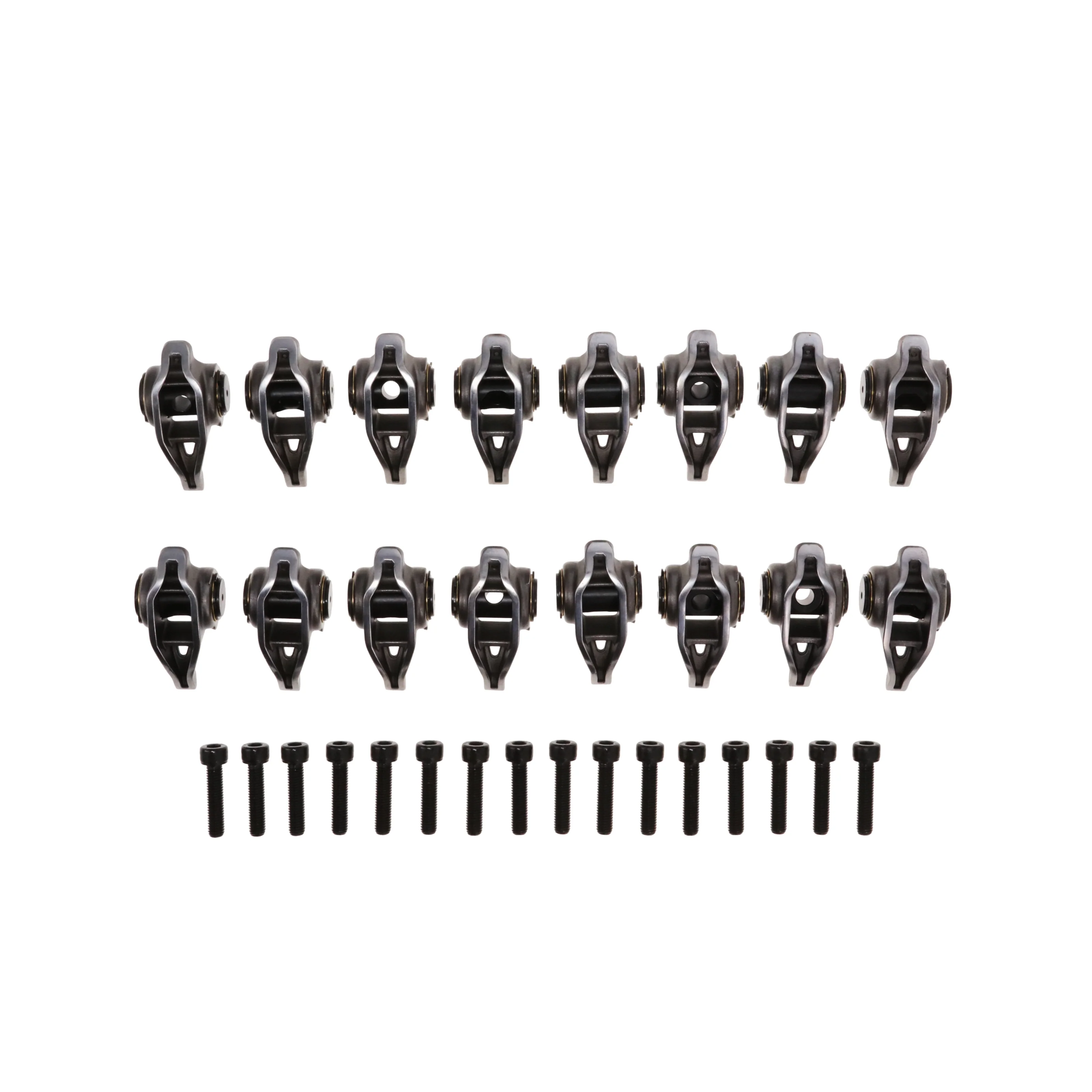 Chevy LT Pro Series Cast Steel Rocker Arms, 1.8 Ratio, Bronze Bushing Trunnion