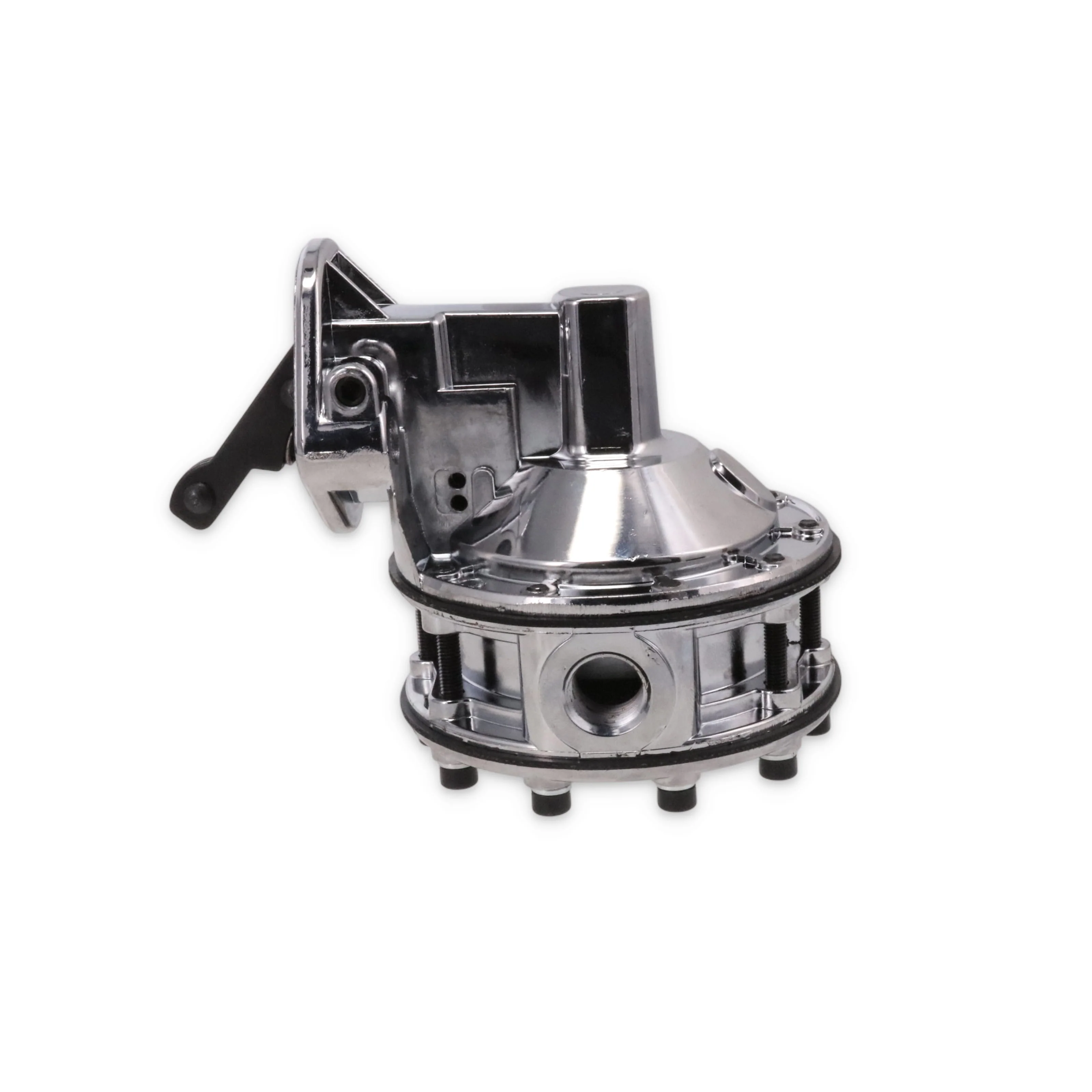 Chevy Small Block 6-Valve 7.5 PSI 110 GPH Mechanical Fuel Pump - Chrome - Image 4