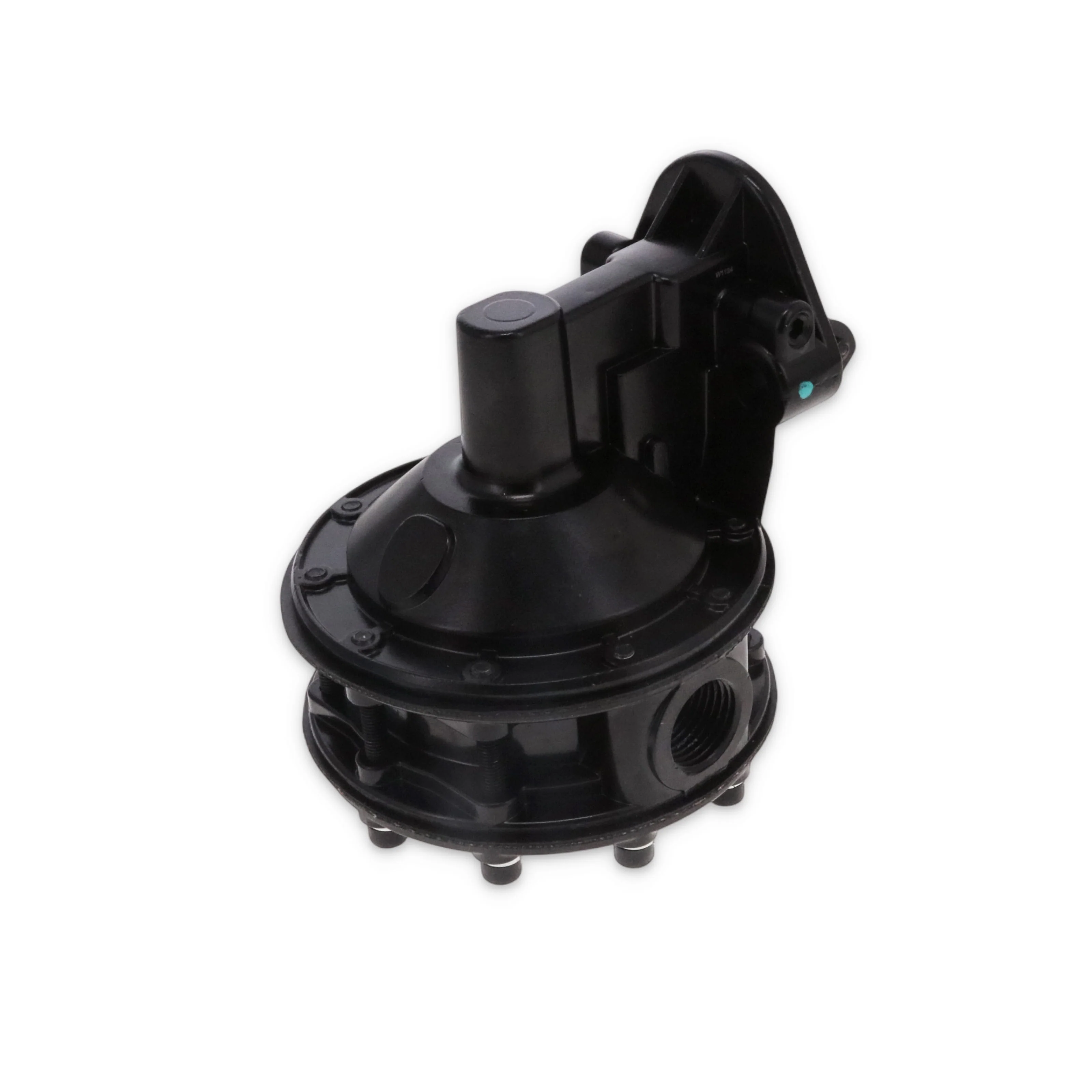 Chevy Small Block 6-Valve 9 PSI 110 GPH Mechanical Fuel Pump - Black - Image 2