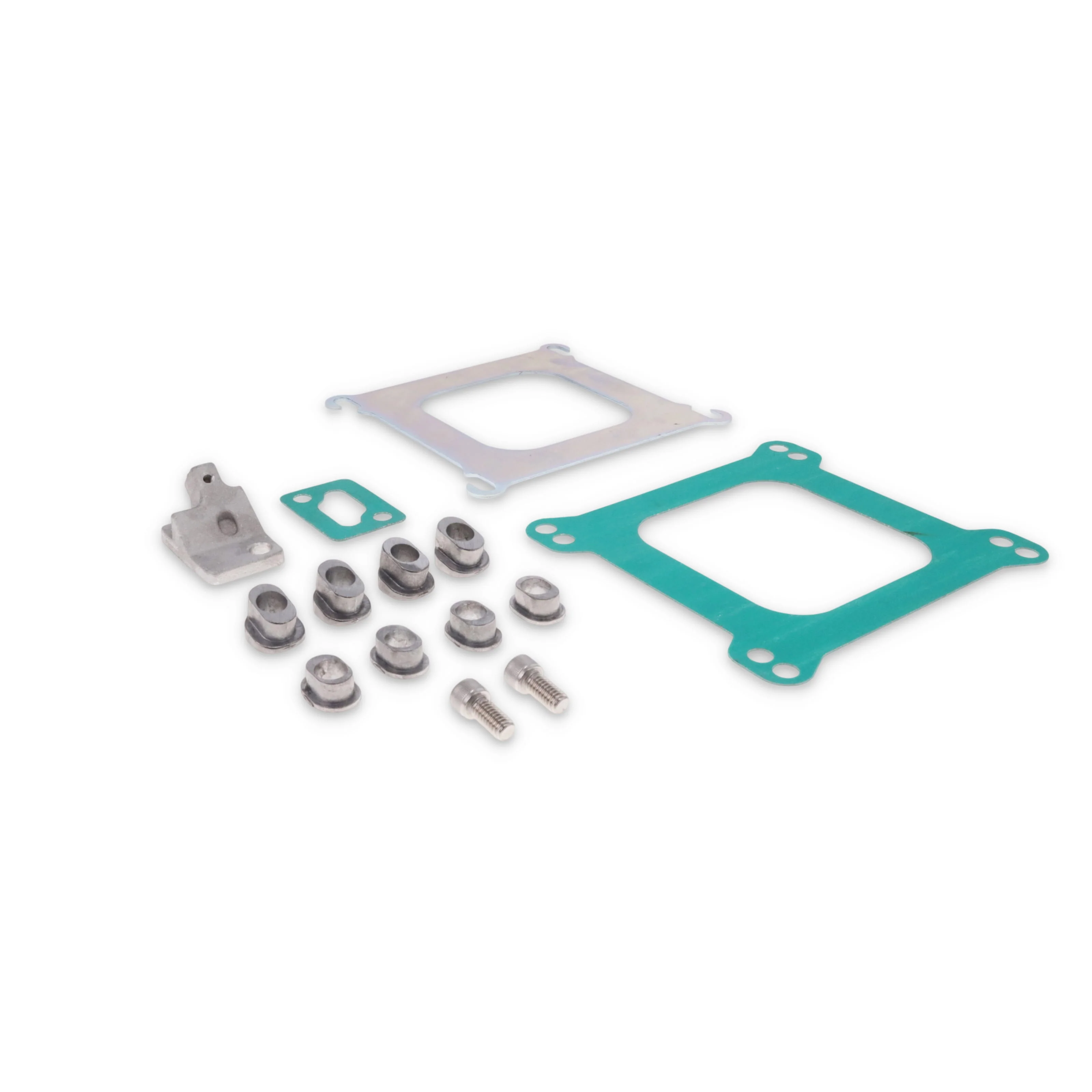 Chevy Small Block Carbureted Dual Plane Aluminum Intake Manifold - Polished - Image 6