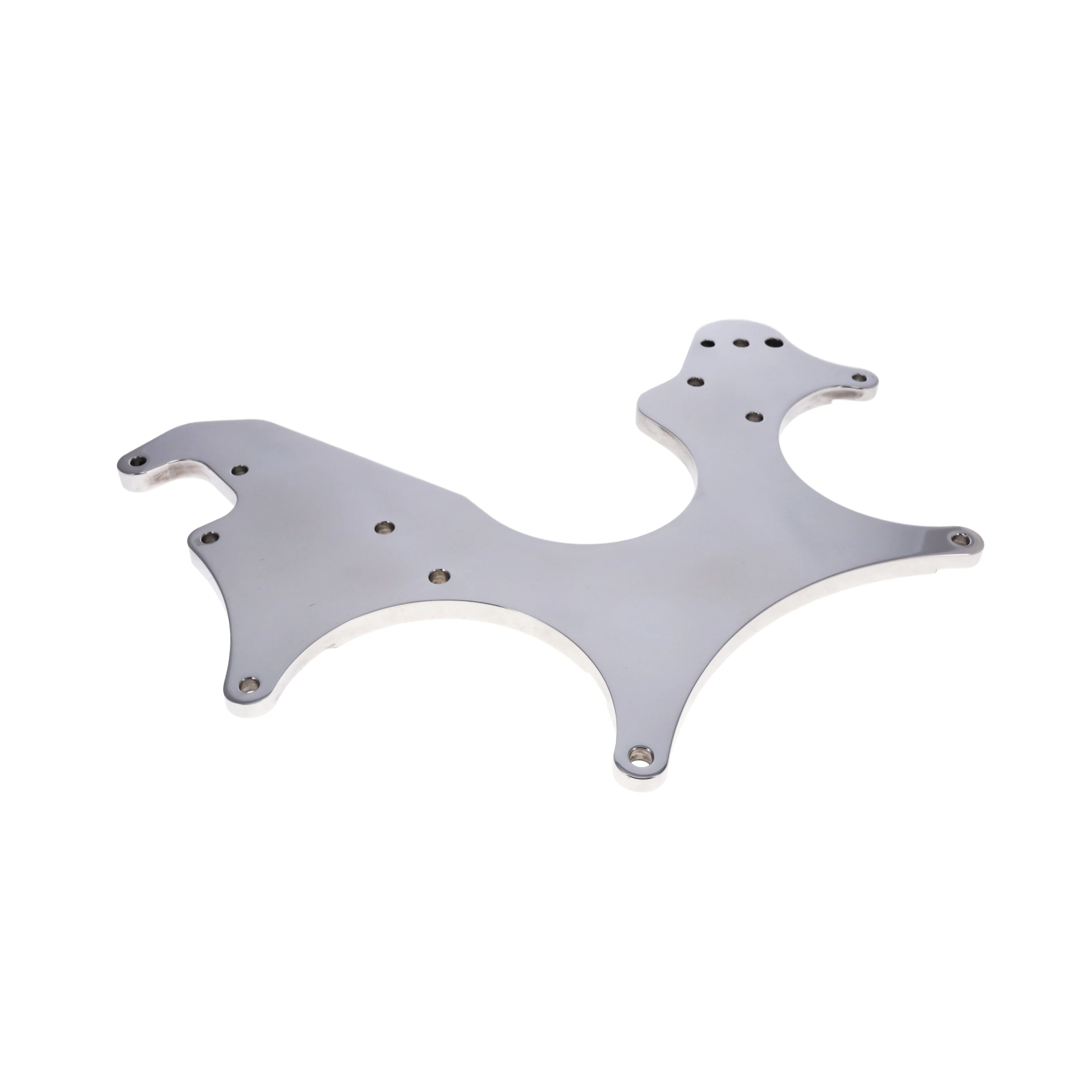 Chevy Small Block Serpentine Front Drive System Accessory Plate - Polished