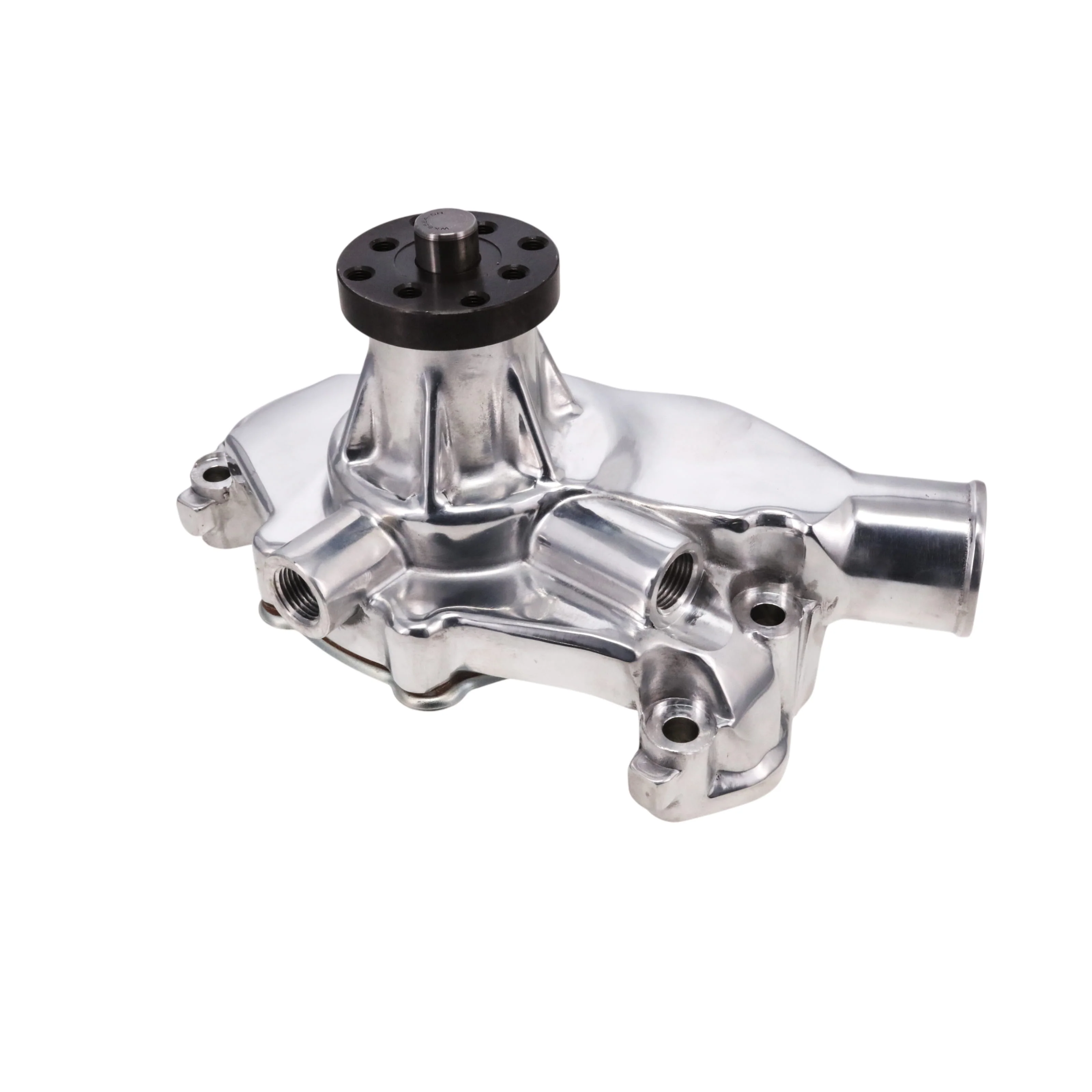 Chevy Small Block Short-Style Circle Track High-Flow Mechanical Water Pump - Polished - Image 2