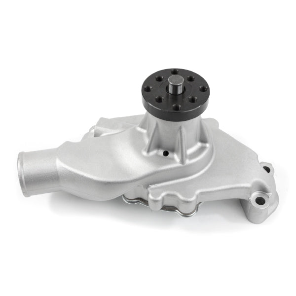 Chevy Small Block Short-Style Circle Track High-Flow Mechanical Water Pump - Satin