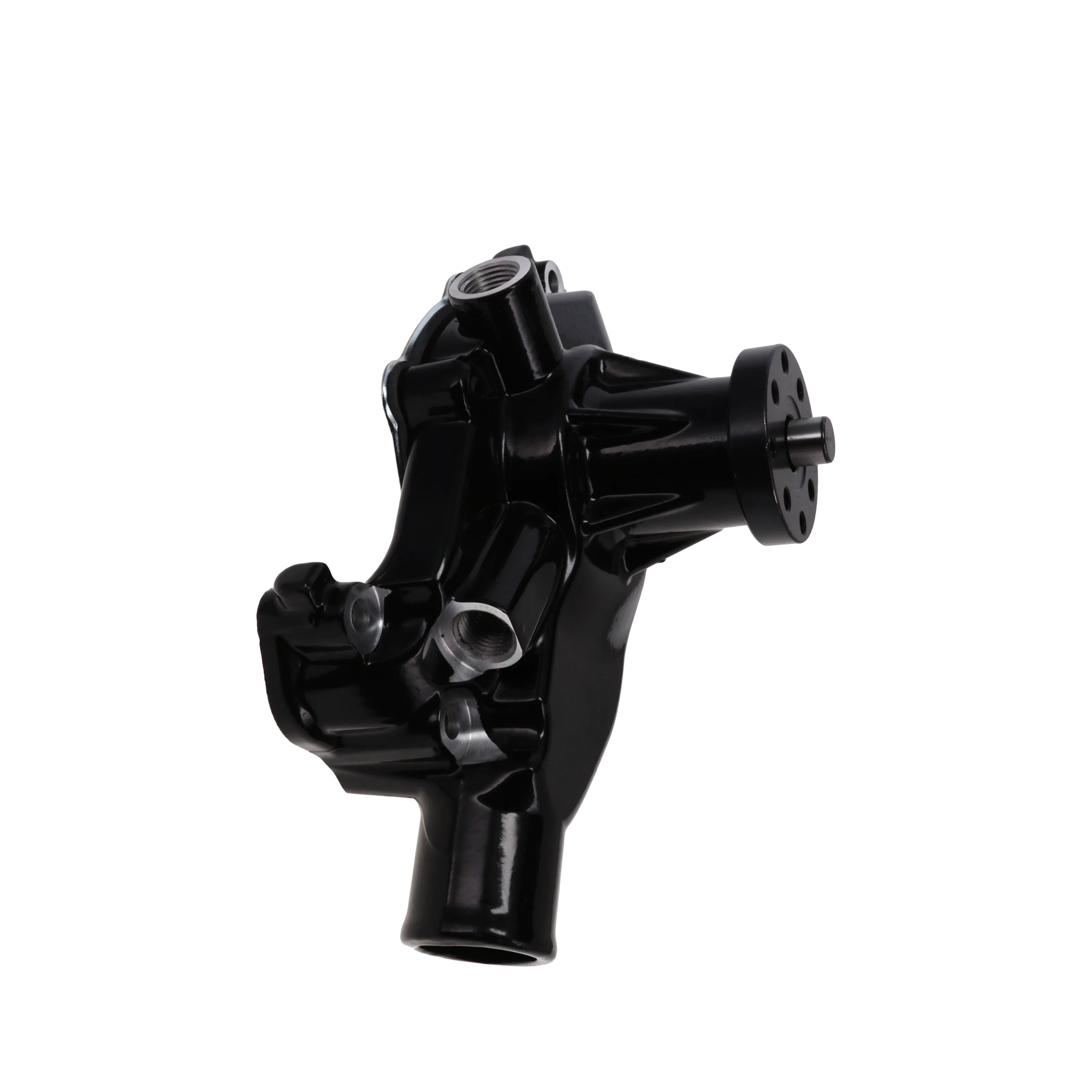 Chevy Small Block Short-Style Reverse Rotation High-Flow Mechanical Water Pump - Black - Image 4