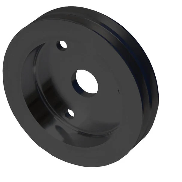 Chevy Small Block V-Belt Pulley Kit - Short Water Pump - Image 7