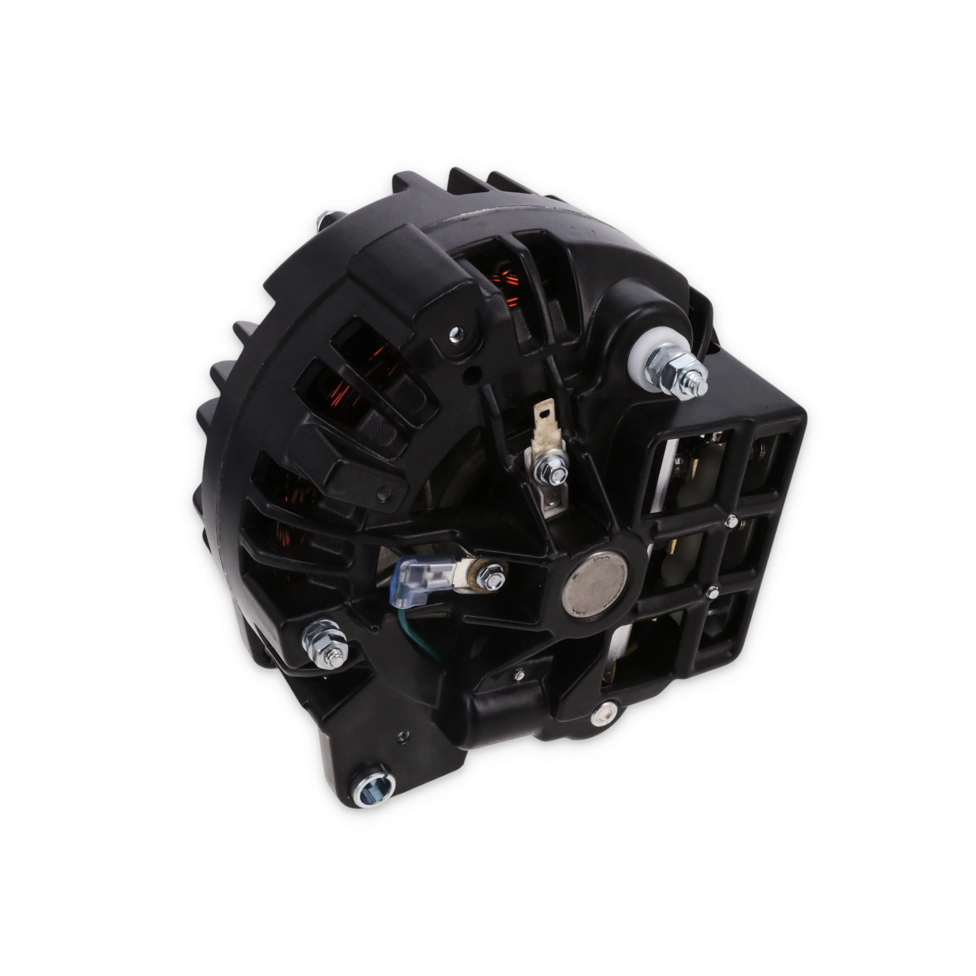Chrysler 100 Amp Alternator with V-Belt Pulley - Black - Image 3