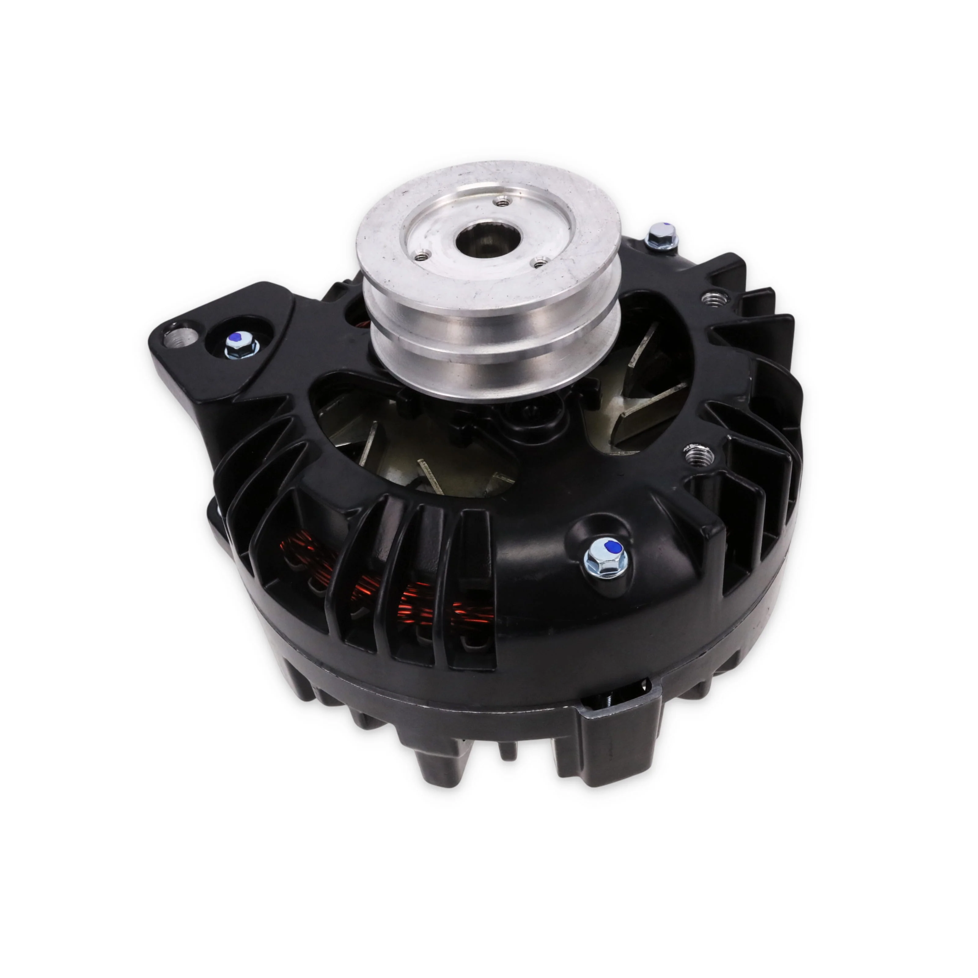 Chrysler 100 Amp Alternator with V-Belt Pulley - Black - Image 4