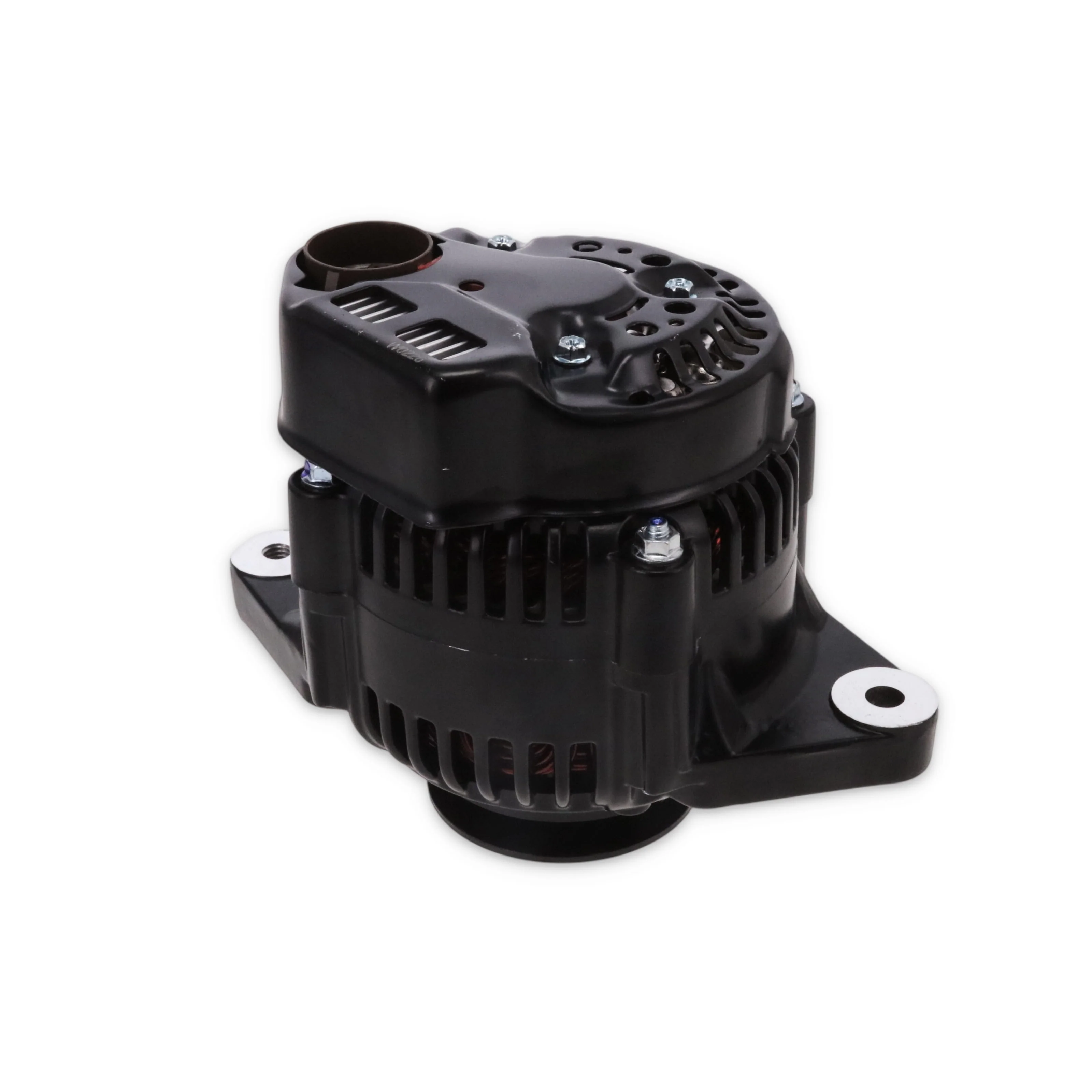 Denso Style 90 Amp Mini Alternator with 3/8" V-Belt Pulley - Black - Image 3