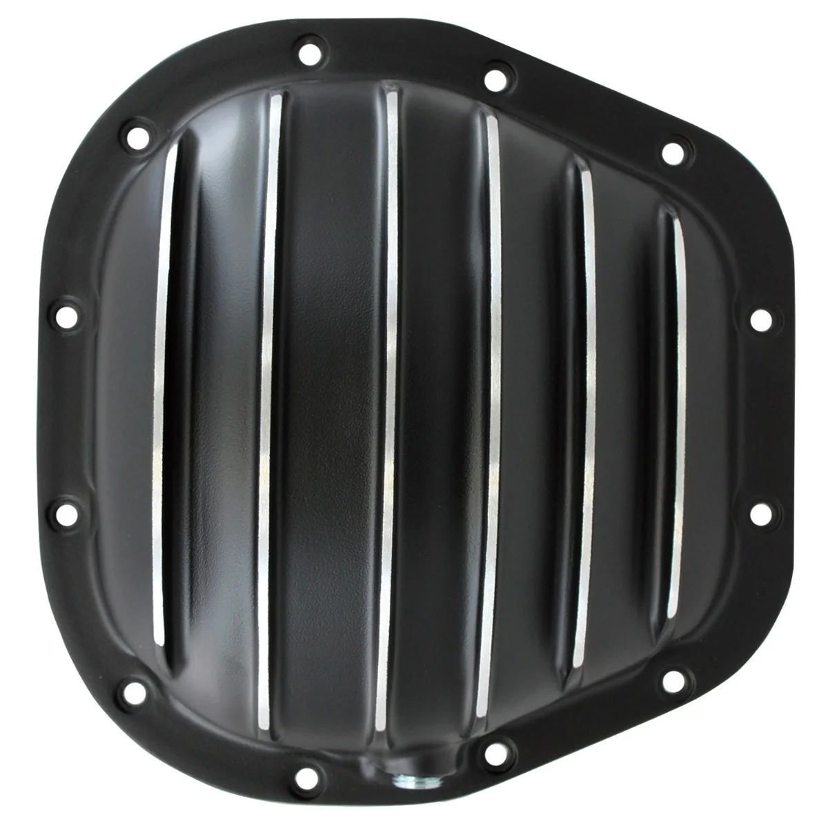 Ford 10.25" & 10.5" 12-Bolt Aluminum Differential Cover Kit - Black