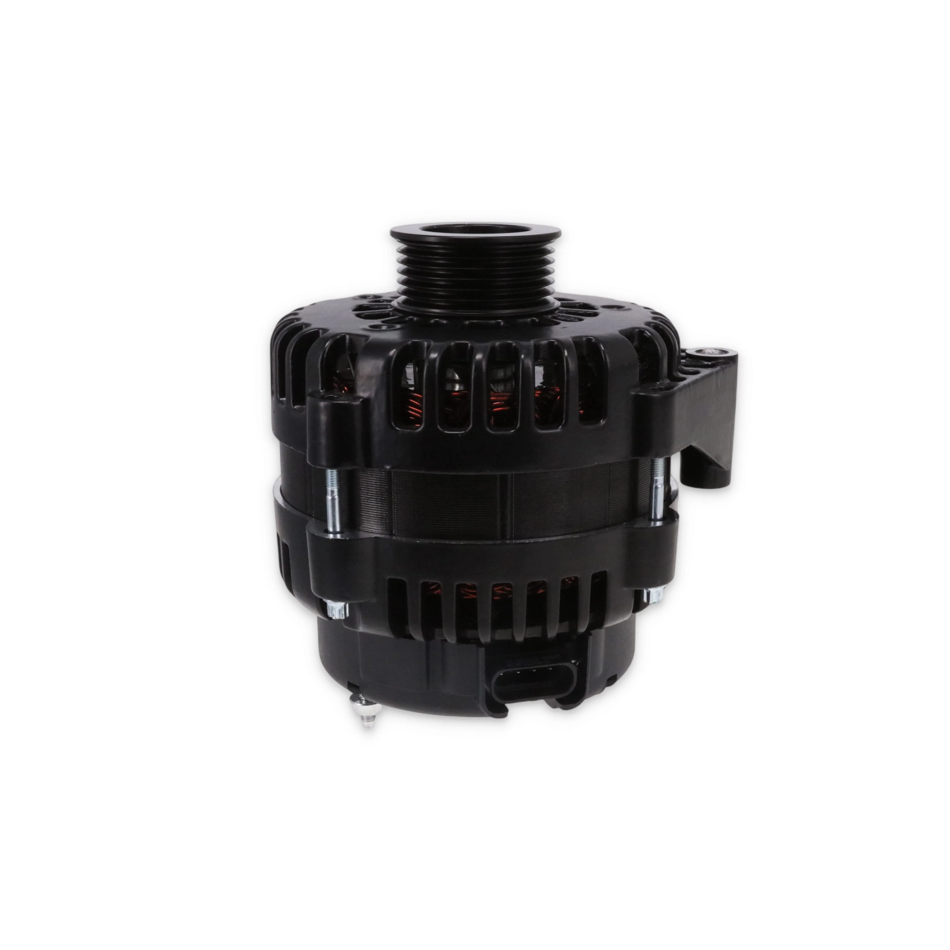 GM AD244 Style High Output 220 Amp Alternator - Black - Image 3