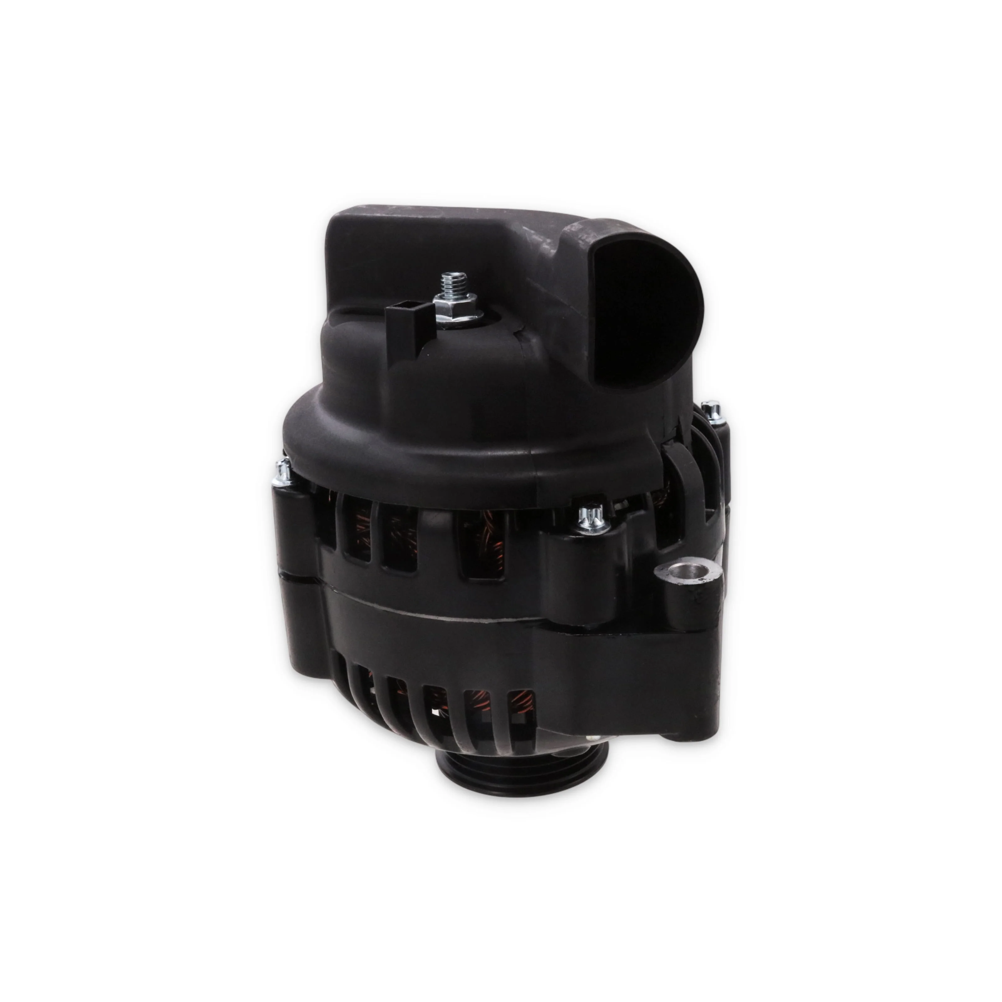 GM CS130D Style High Output 180 Amp Alternator - Black - Image 3