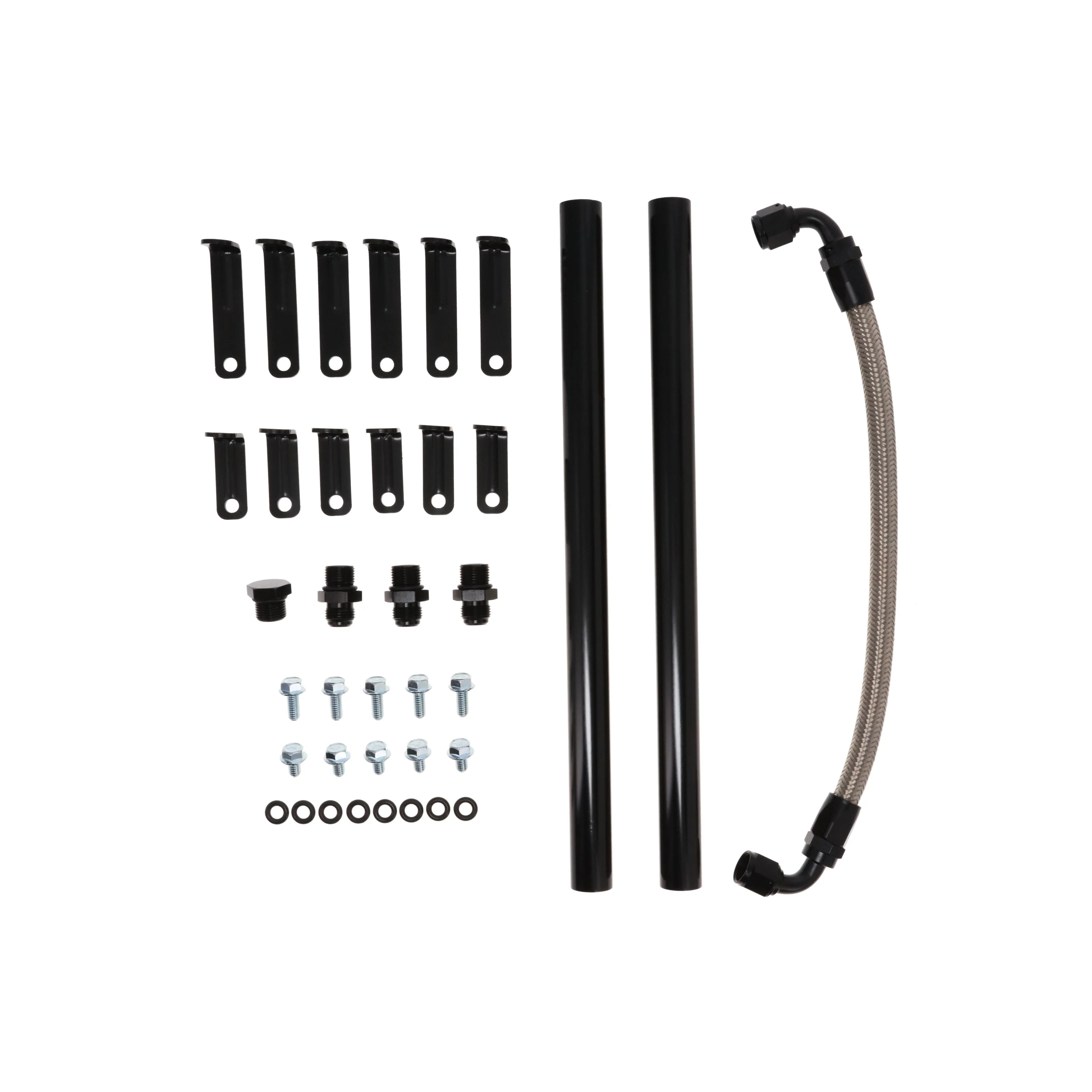 GM LS Cathedral Port EFI Single Plane Aluminum Intake Manifold - Black - Image 4