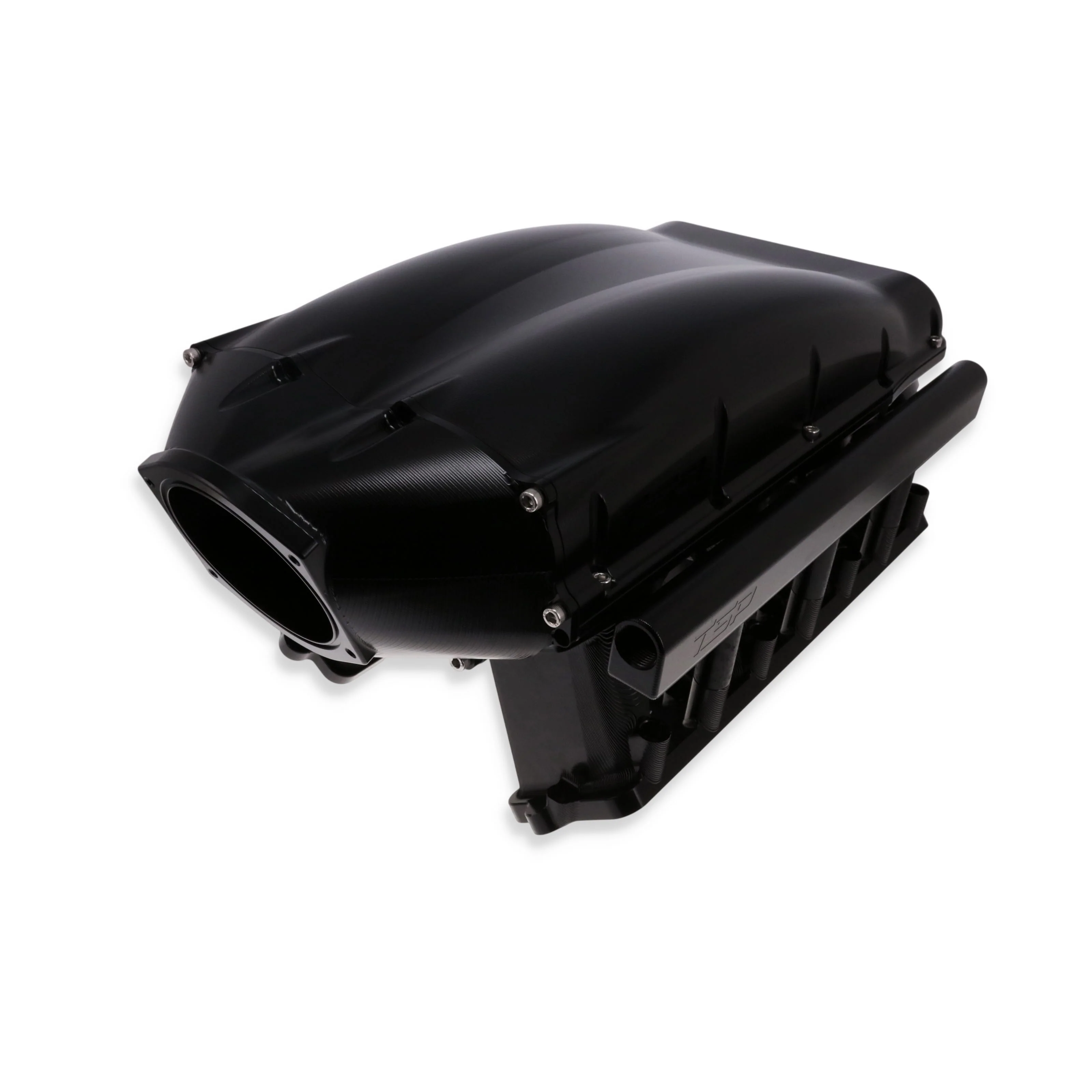 GM LS Cathedral Port V Series Billet Aluminum Hi-Rise Intake Manifold - Black