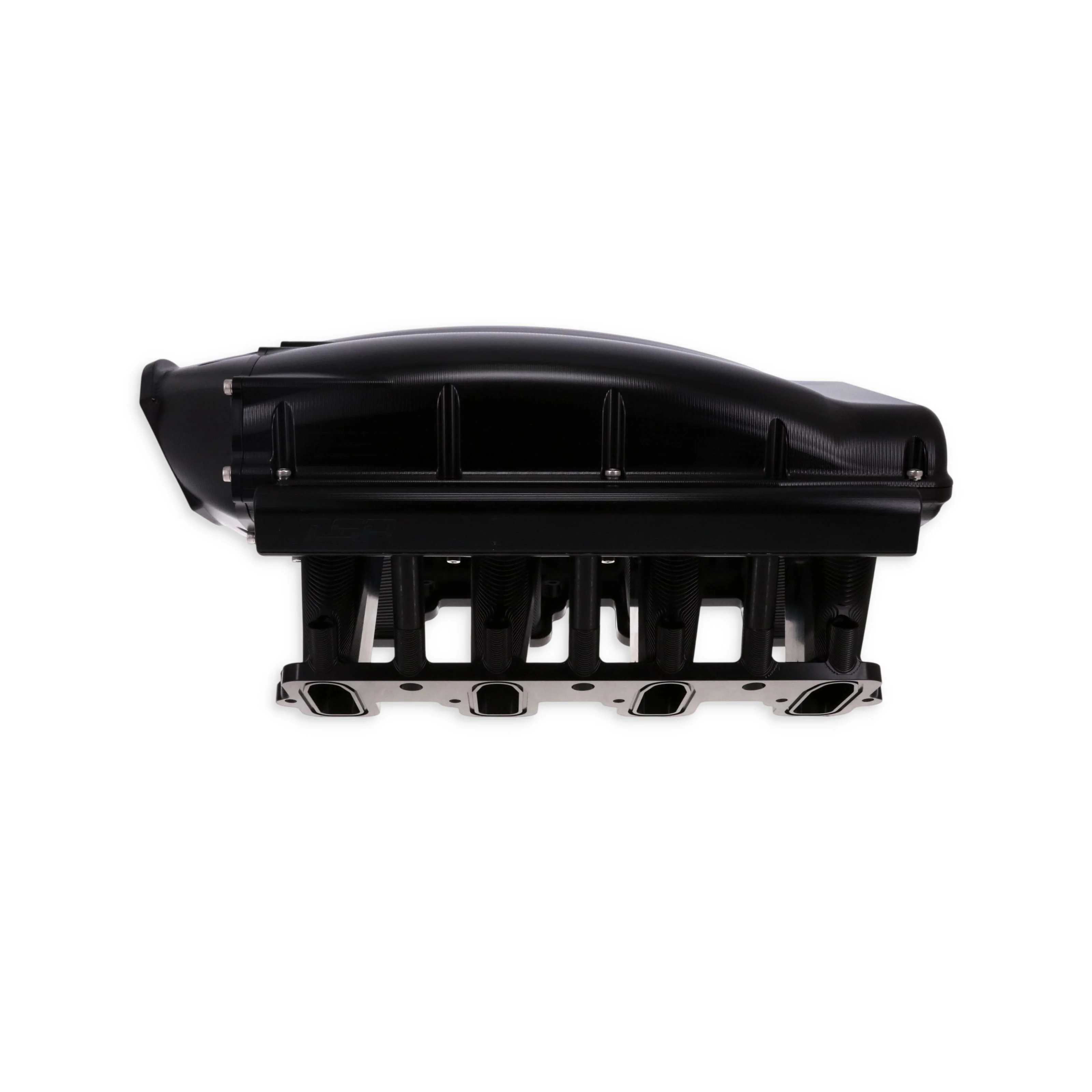 GM LS Cathedral Port V Series Billet Aluminum Hi-Rise Intake Manifold - Black - Image 6
