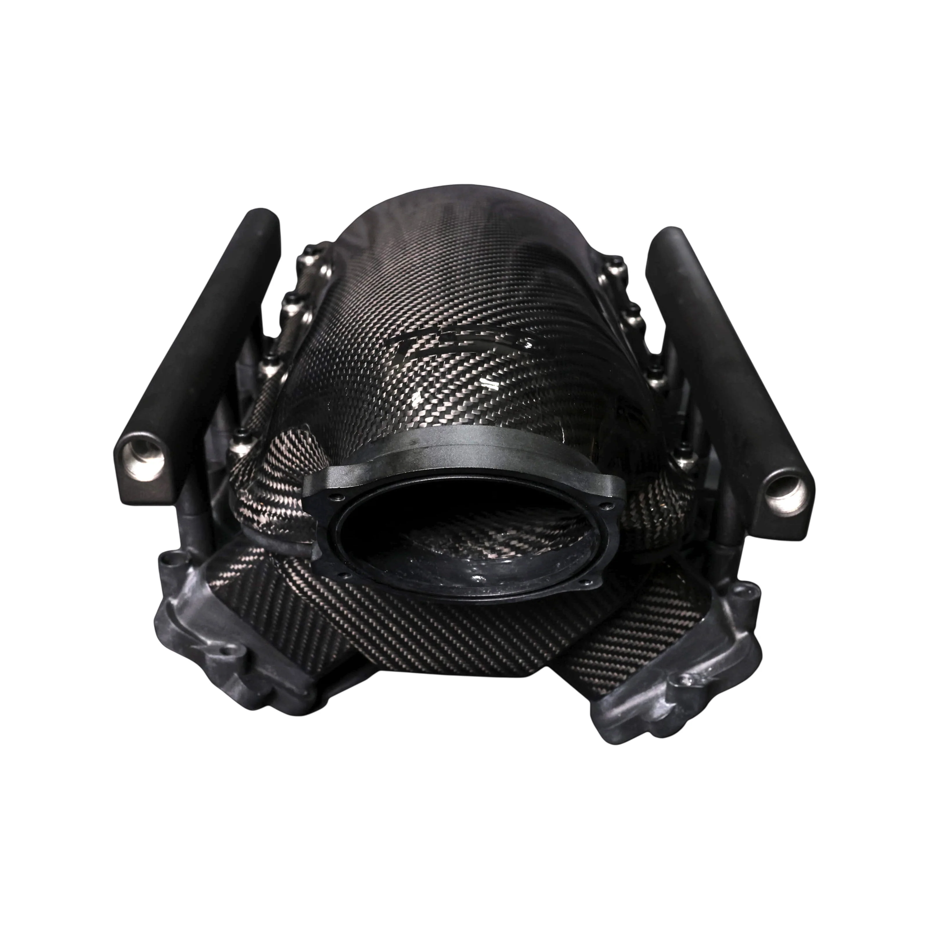 GM LS Gen III Cathedral Port Carbon Fiber Low-Rise Intake Manifold - Image 2