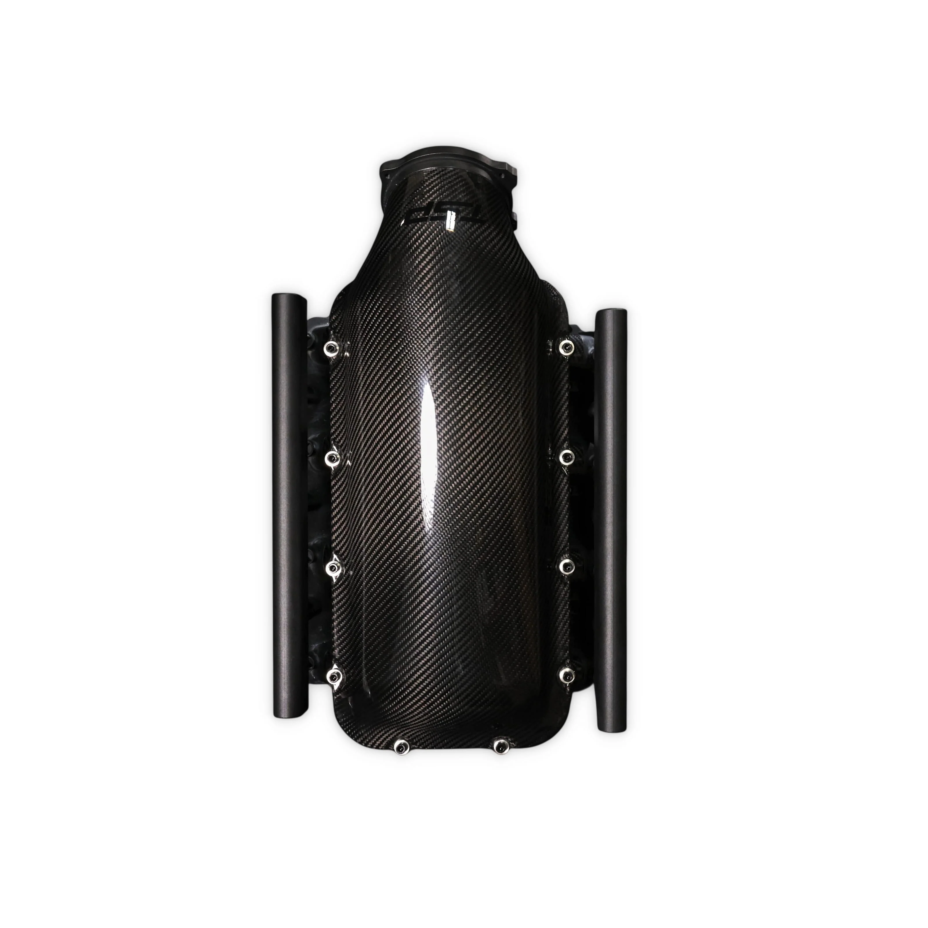 GM LS Gen III Cathedral Port Carbon Fiber Low-Rise Intake Manifold - Image 3