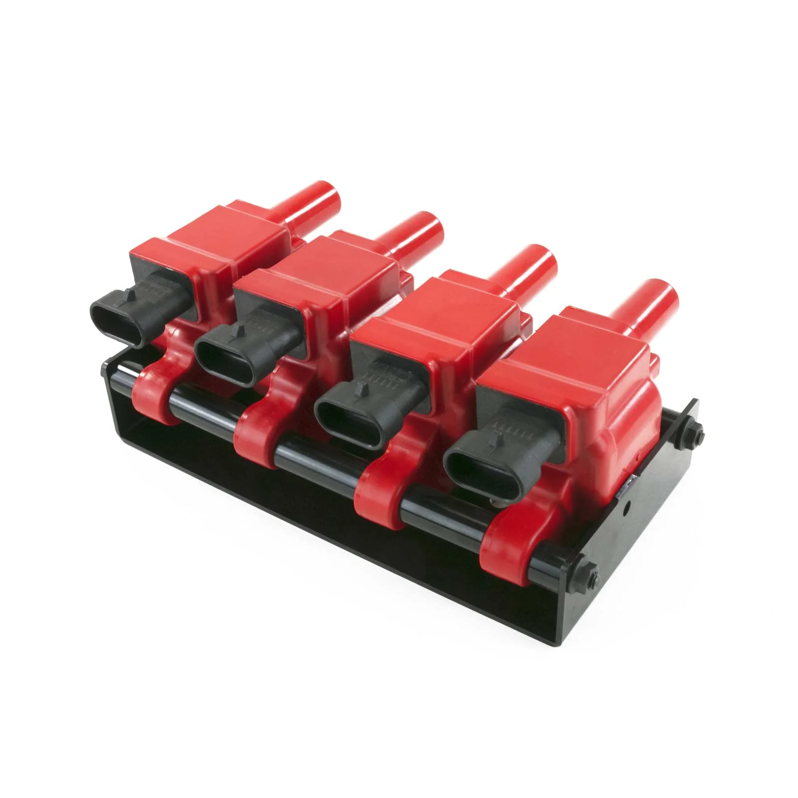 GM LS Ignition Coil Relocation Brackets - Black - Image 3