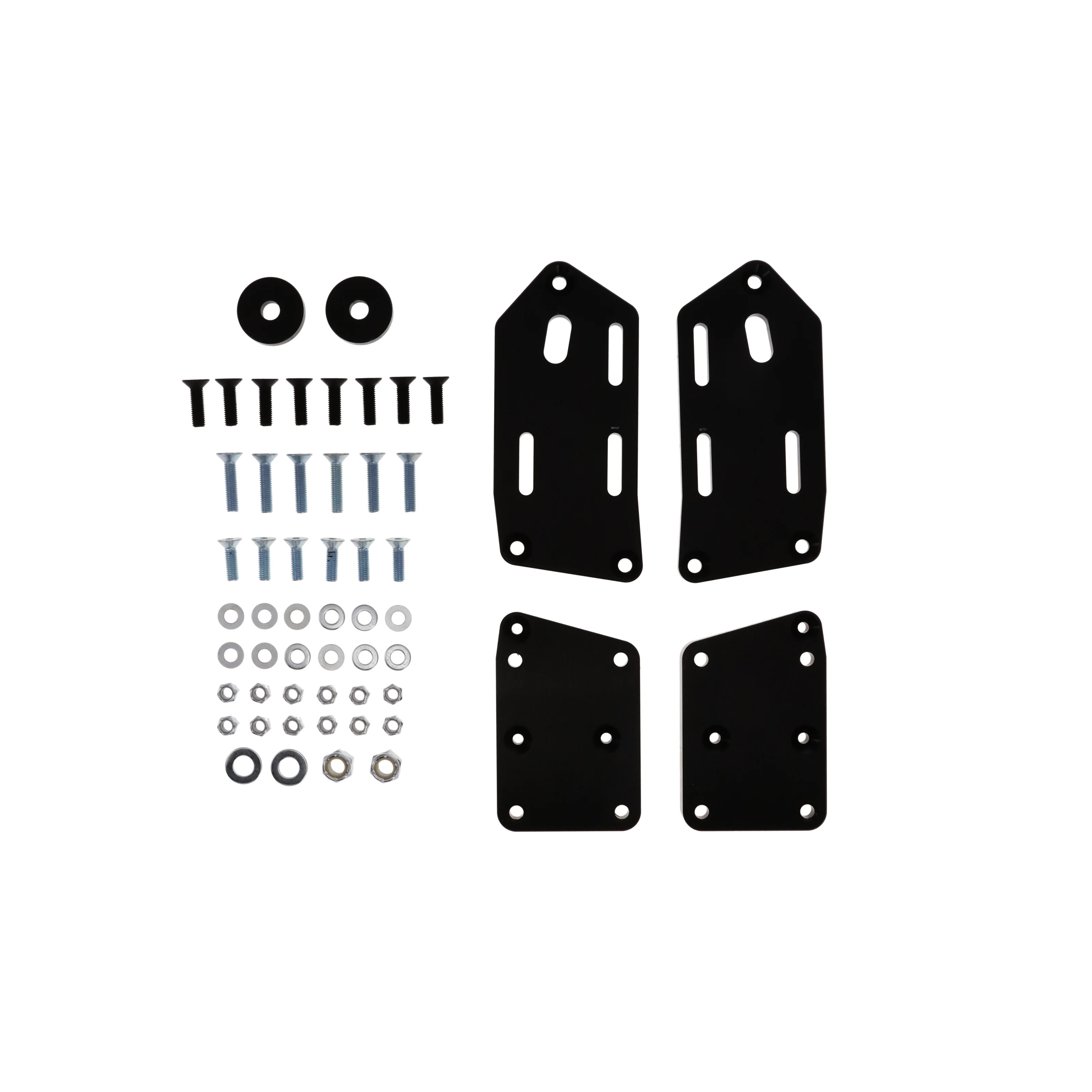 GM LS to Ford Fox Body Black Motor Mount Adapter Plates