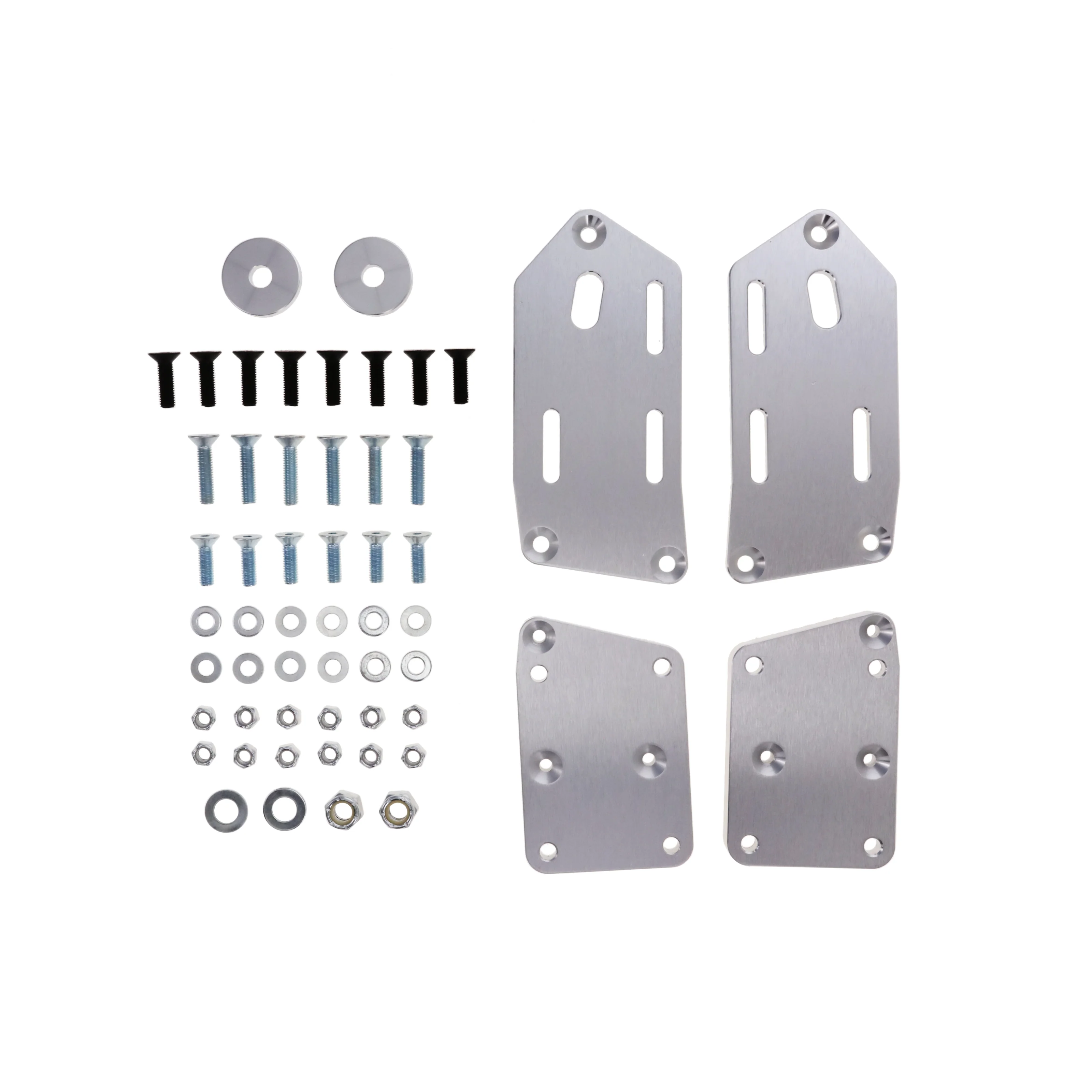 GM LS to Ford Fox Body Natural Motor Mount Adapter Plates