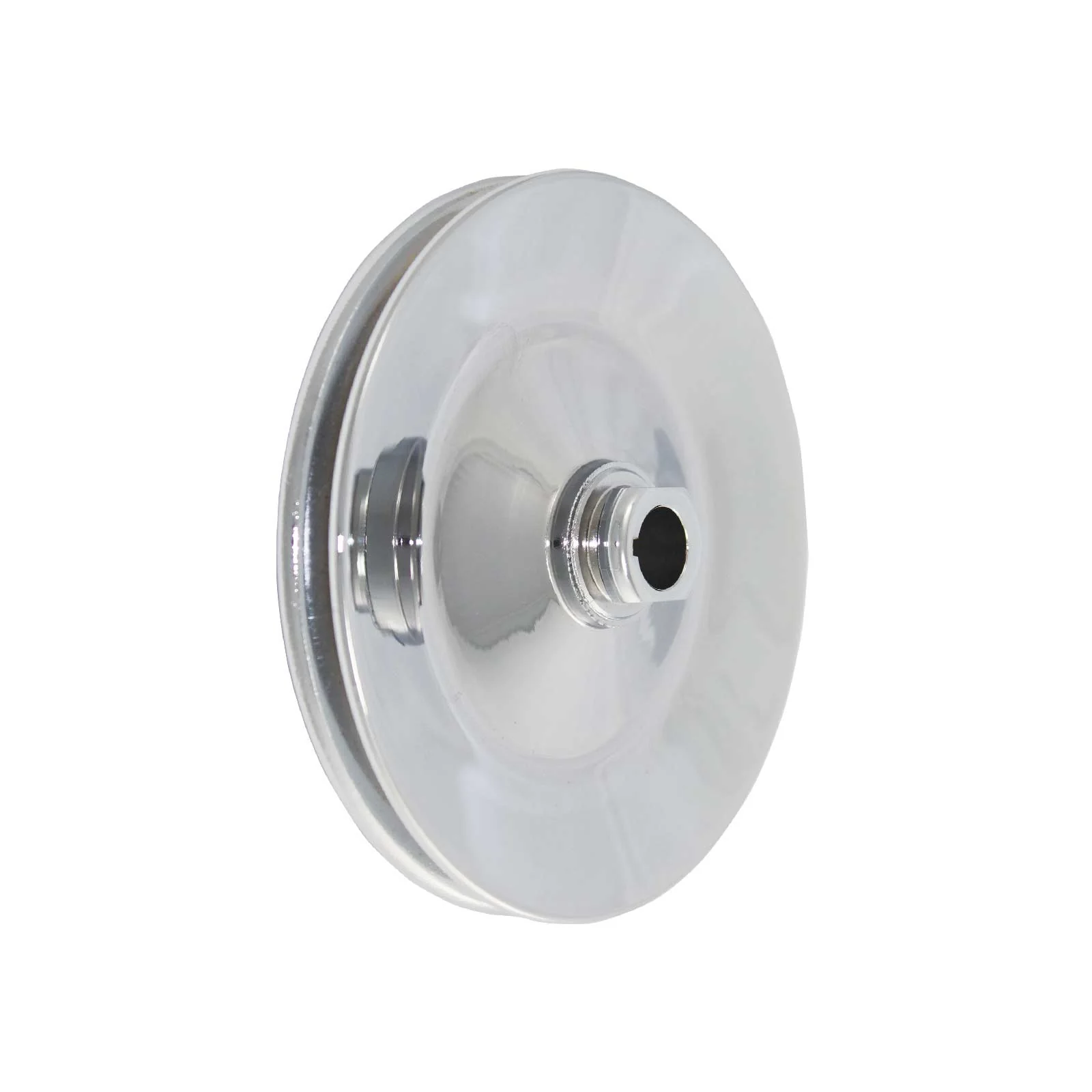 GM Saginaw Power Steering Pump Single-Groove Steel Pulley - Natural