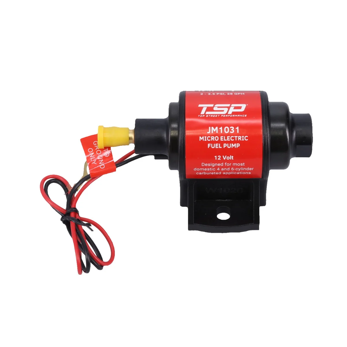 Micro Electric 28 gph 2-3.5 PSI Gasoline Fuel Pump with Filter for Carburetor - Image 2