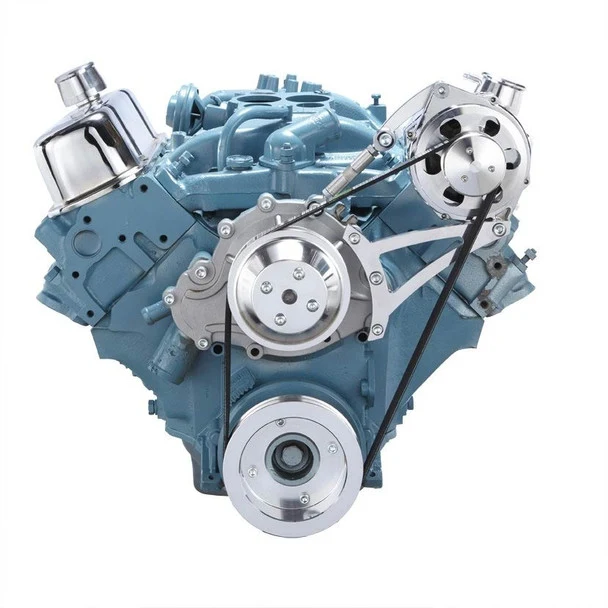 Pontiac Serpentine Conversion - Alternator Only - Polished - Image 2