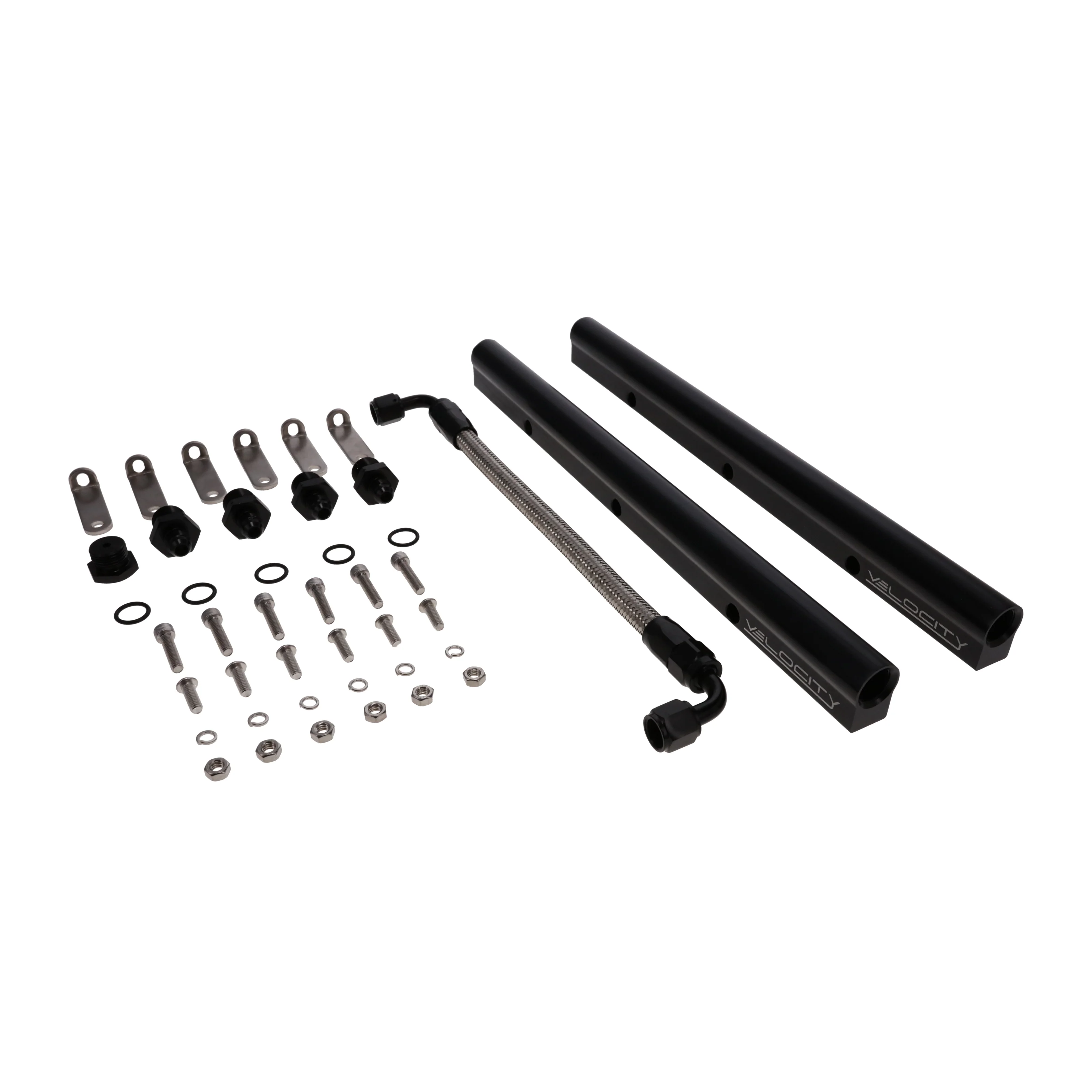 Velocity LS3/L92 Billet Aluminum High Performance Fuel Rail Kit - Black