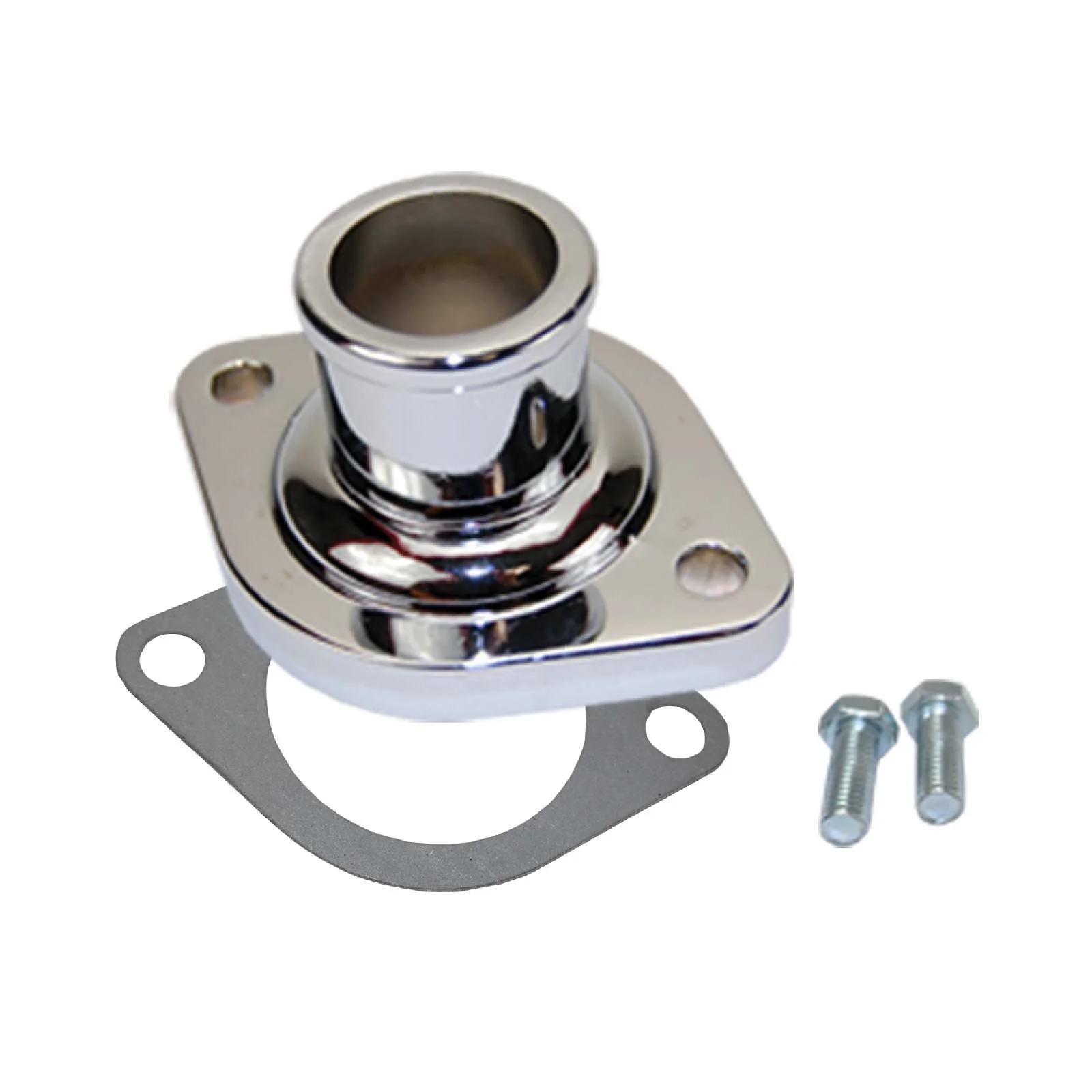 Chrysler V8 Chrome Zinc Straight Up Gasket Style Water Neck